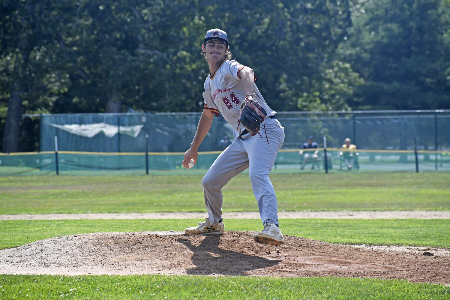Dylan Sarabia (Shelter Island/Bates) was the starting pitcher for the HCBL All-Stars.  DREW BUDD