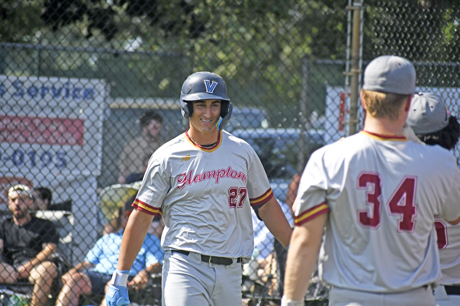 Collin Quintano (Southampton/Villanova) drove in the game's first run on a sacrifice fly in the bottom of the first inning.  DREW BUDD