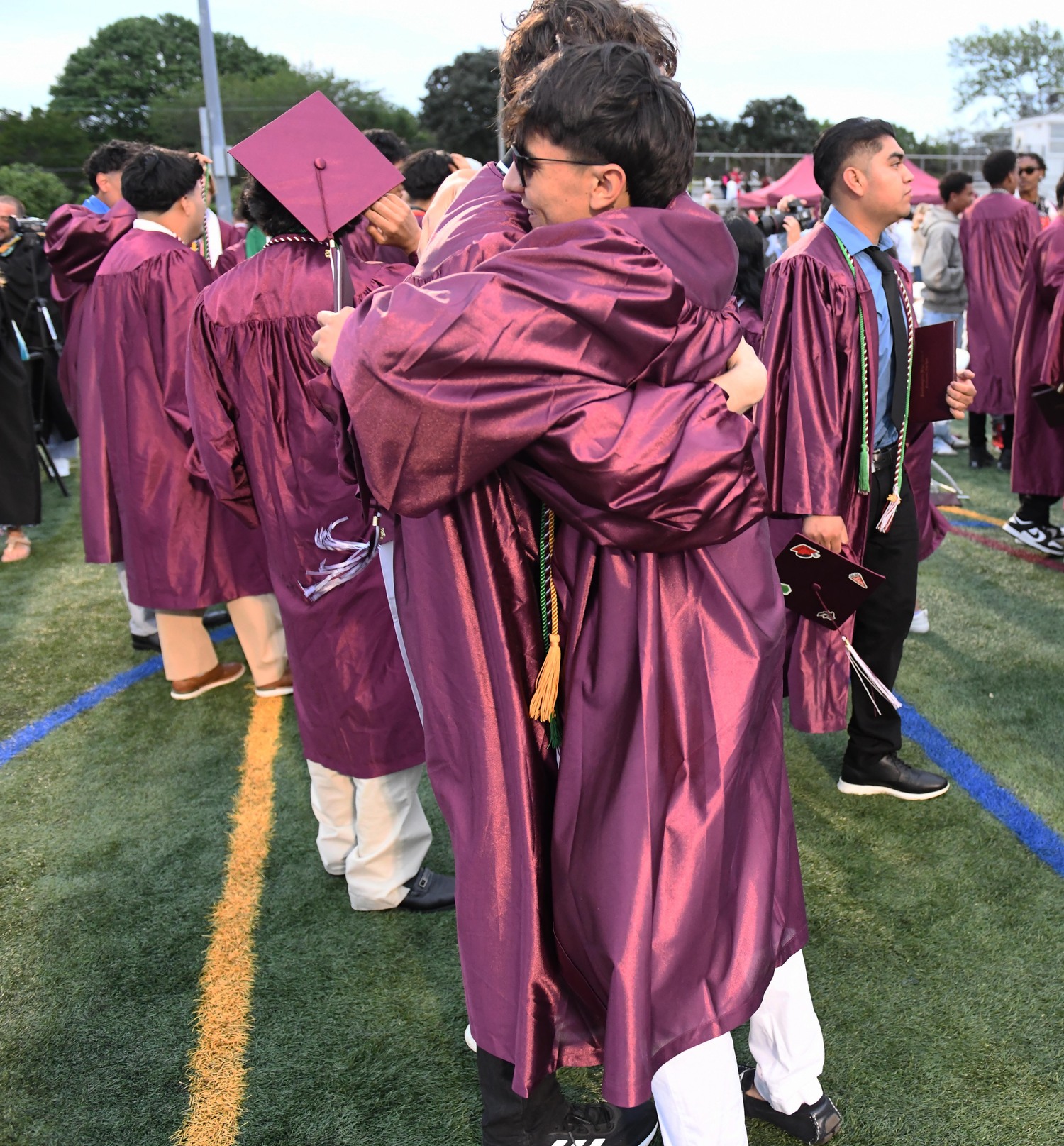 The Southampton High School Class of 2025 celebrated commencement on Friday, June 27.   DOUG KUNTZ
