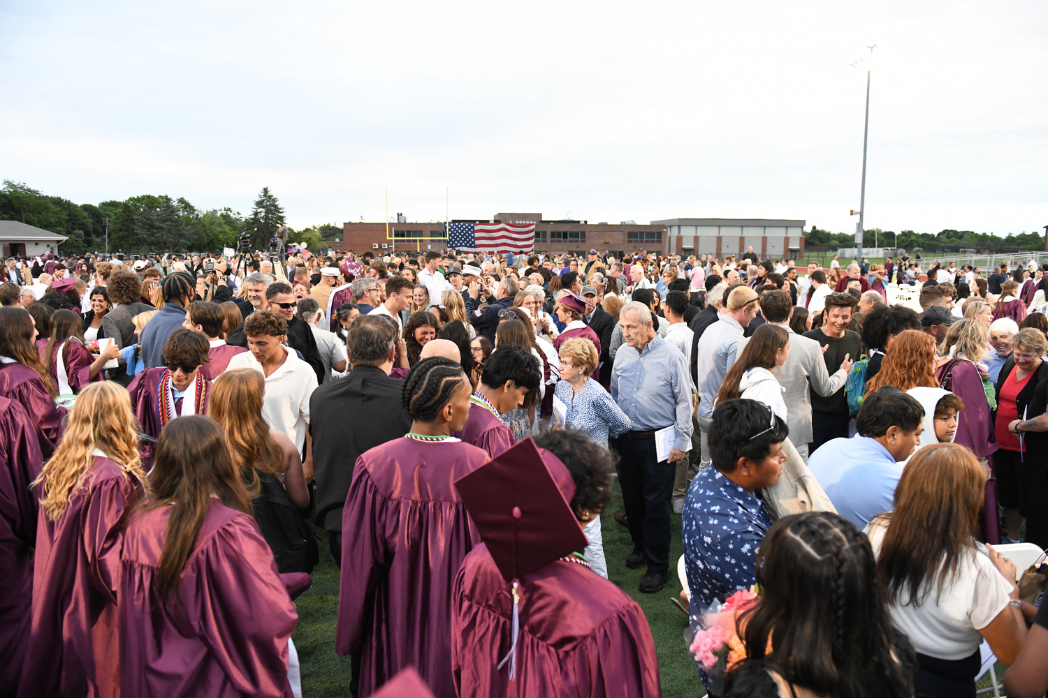 The Southampton High School Class of 2025 celebrated commencement on Friday, June 27.   DOUG KUNTZ