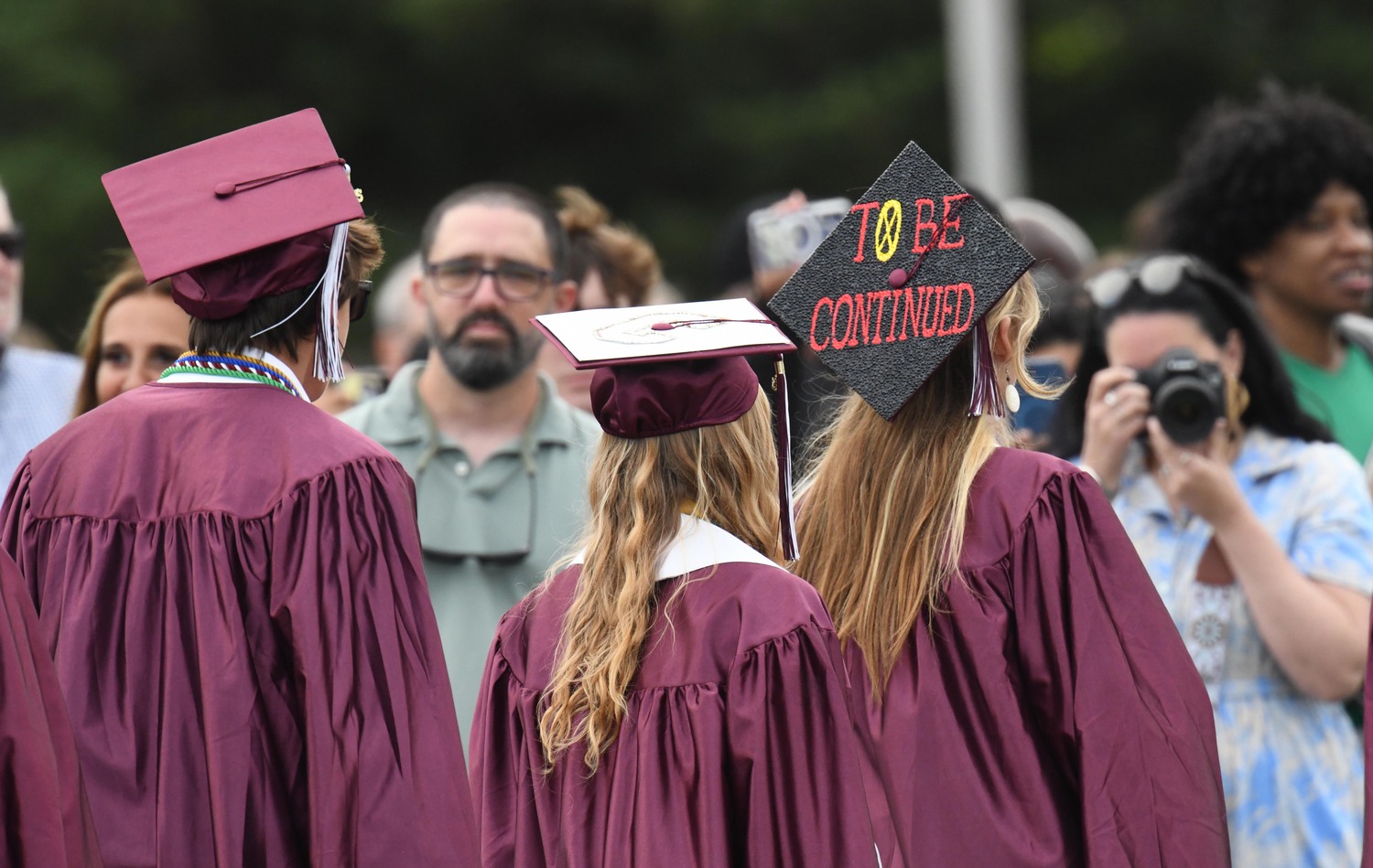 The Southampton High School Class of 2025 celebrated commencement on Friday, June 27.   DOUG KUNTZ