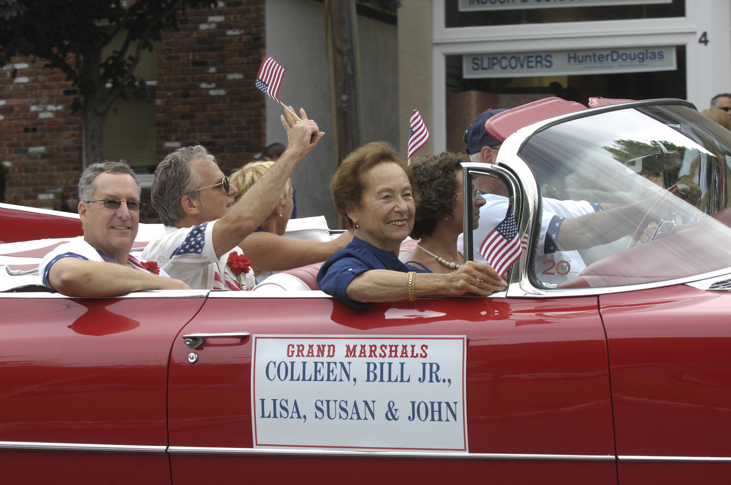 The Frankenbach Family as Grand Marshals of the 2012 parade.  FILE PHOTO