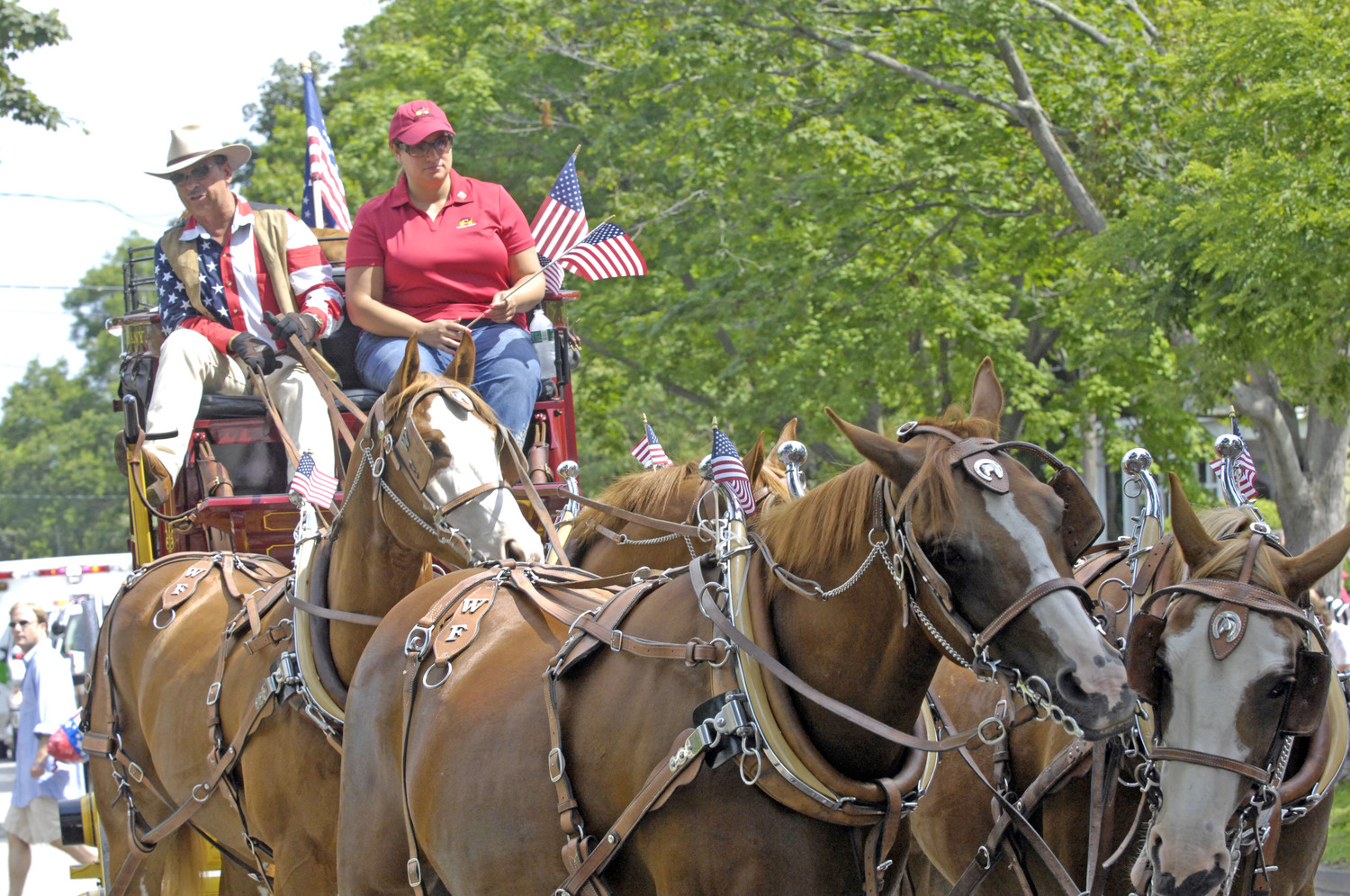 Past scenes from the parade.  FILE PHOTO