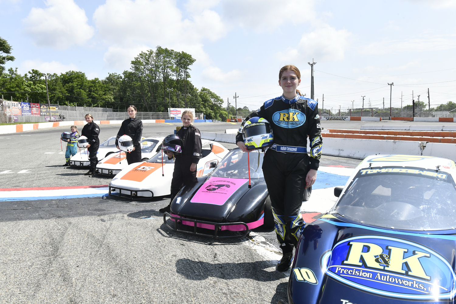 Girls Are Leading the Charge in the Bandolero Division at Riverhead Raceway