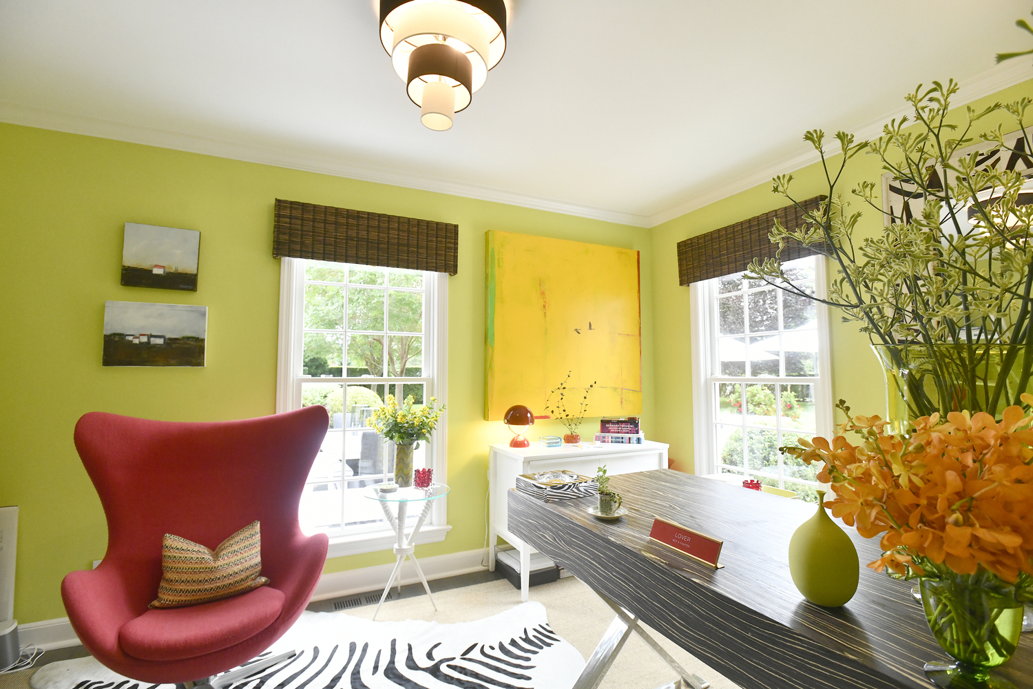 The home office.  DANA SHAW