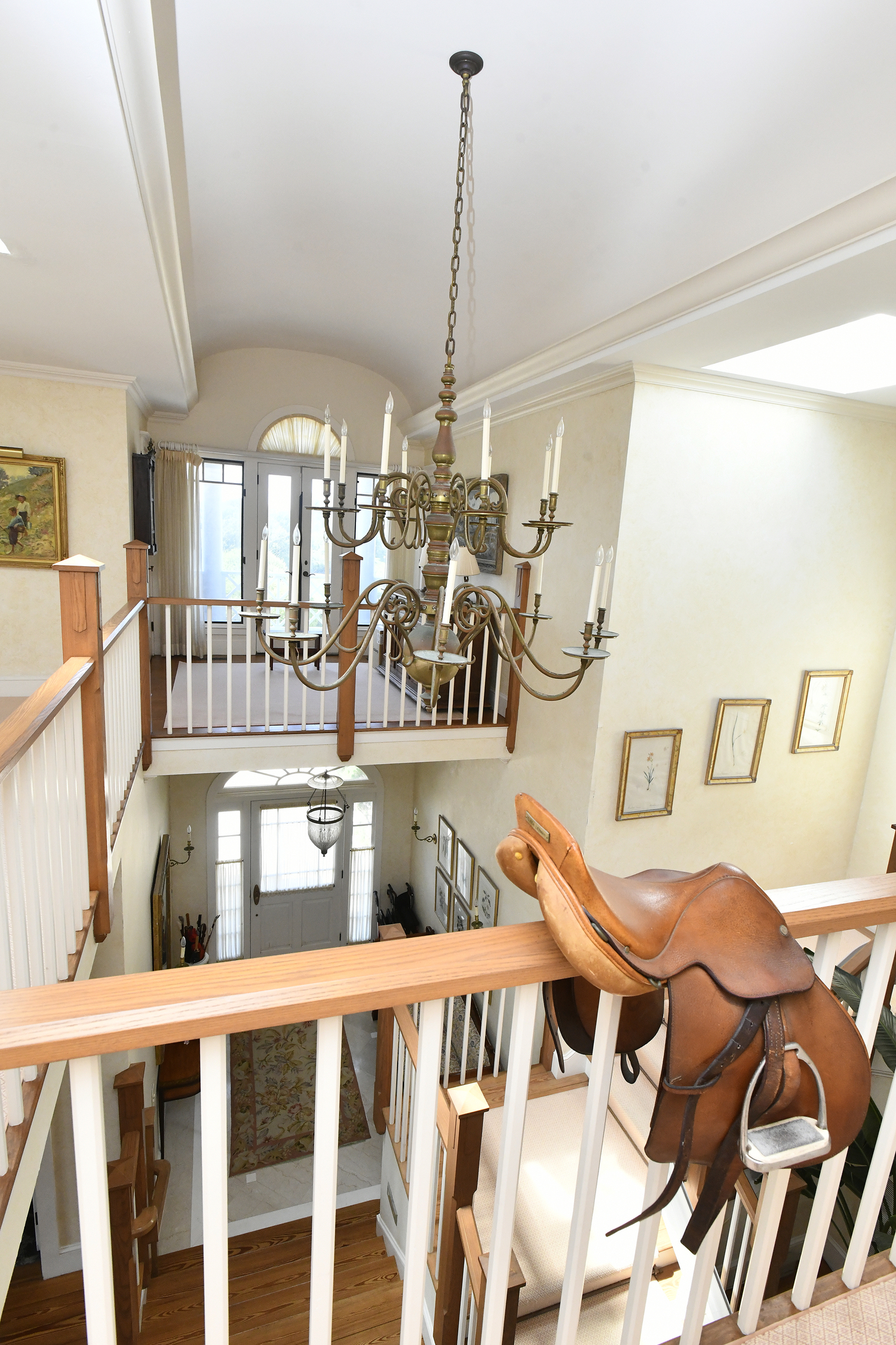 The second floor landing.  DANA SHAW