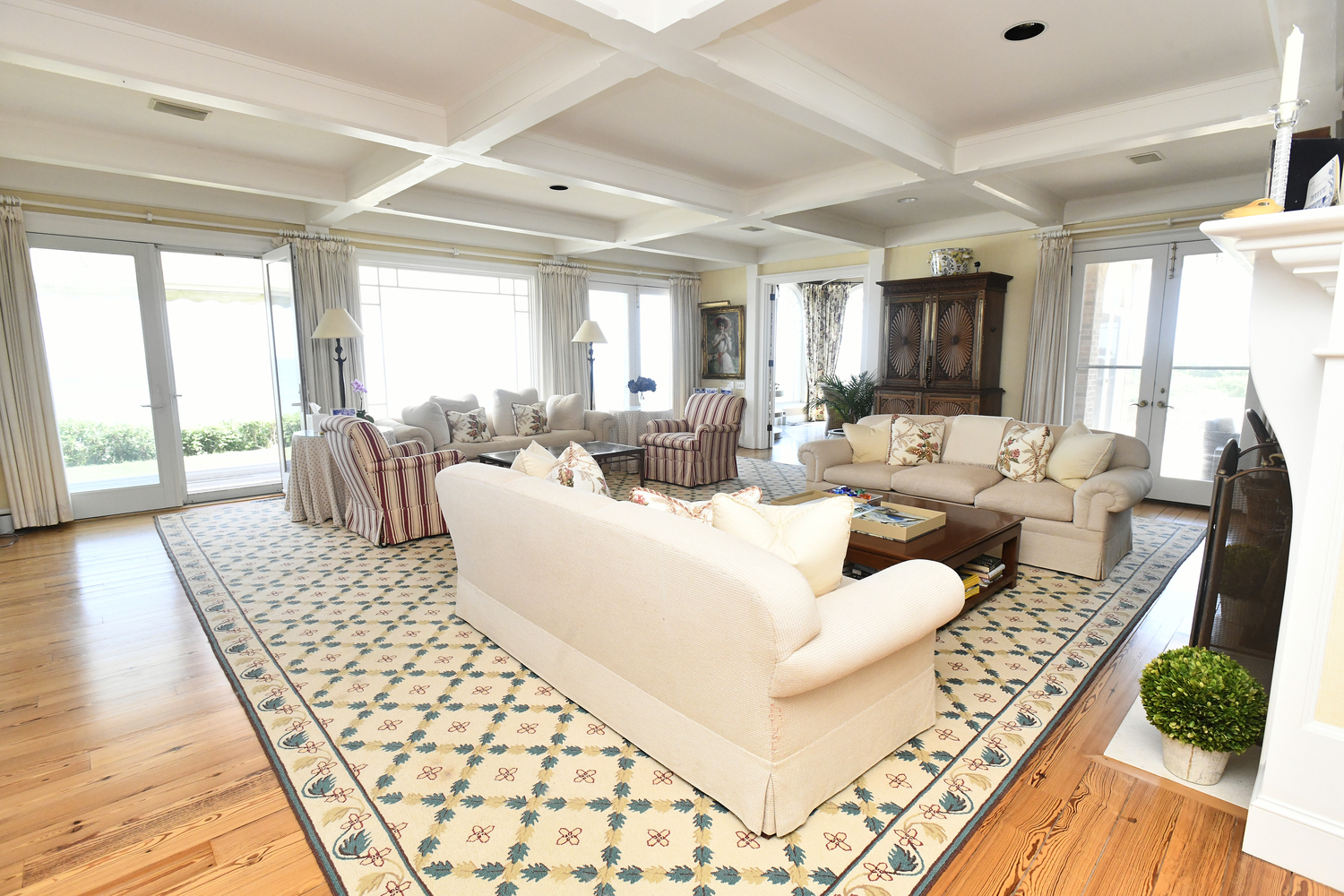The living room.  DANA SHAW