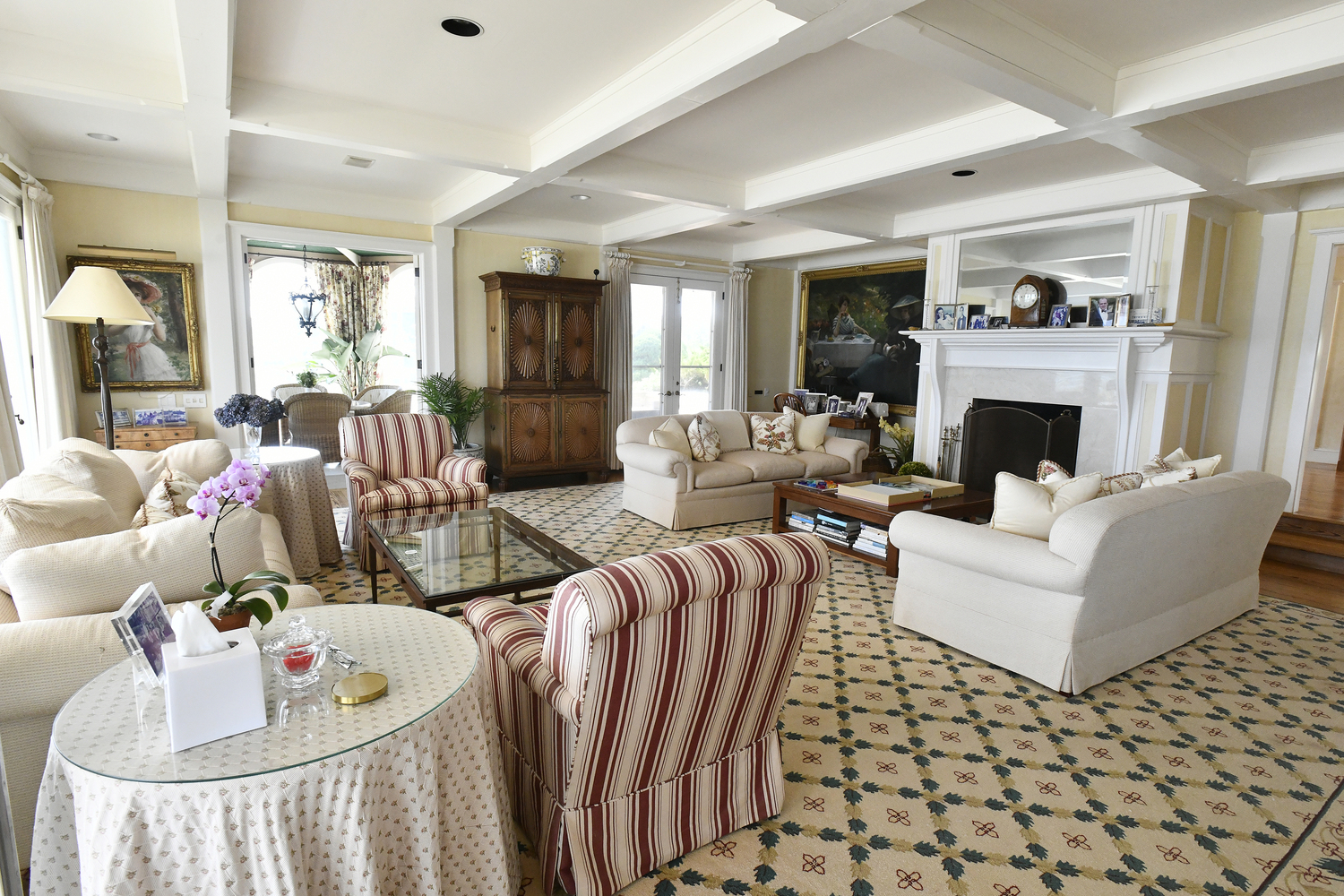 The living room.  DANA SHAW