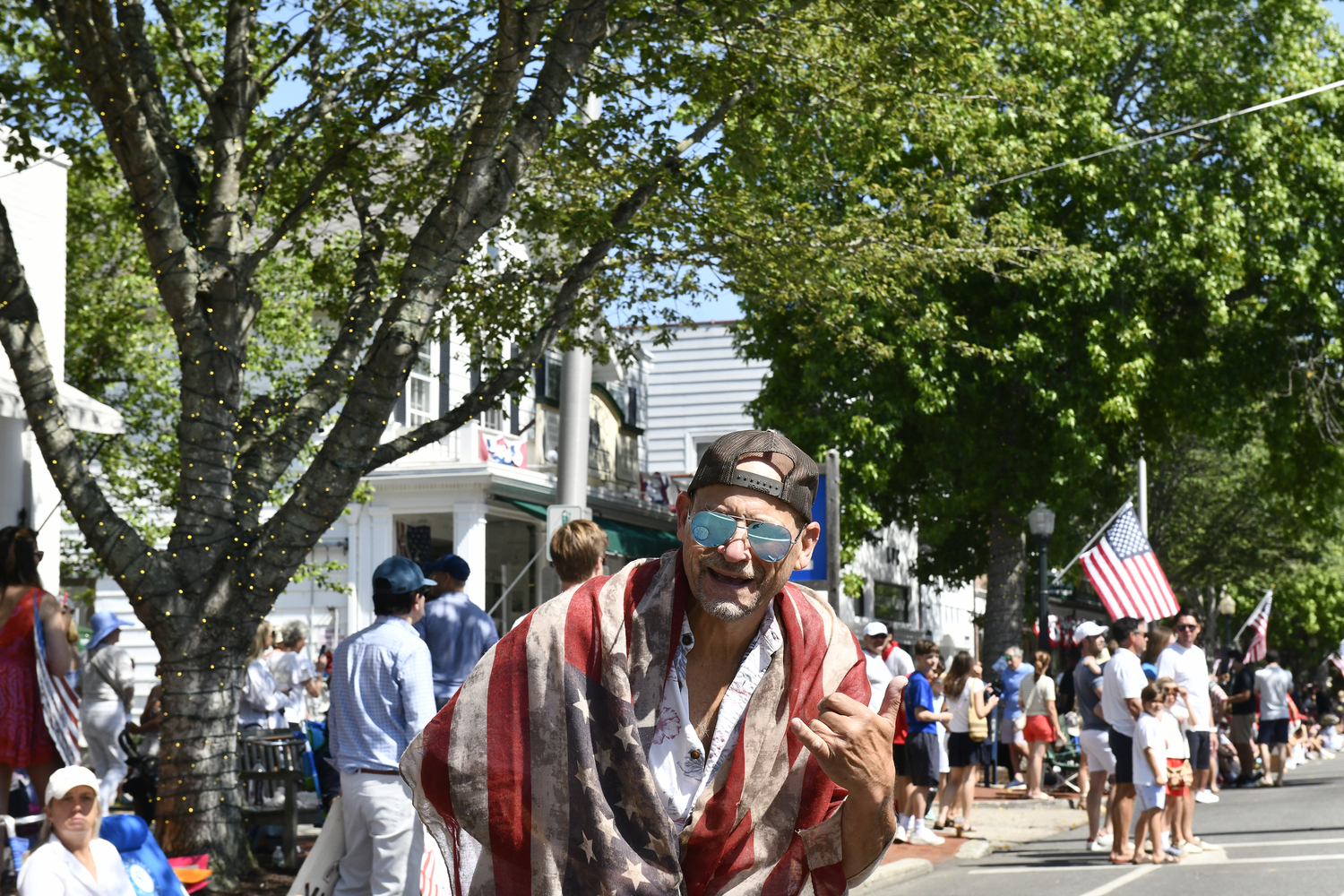 The Southampton July 4 parade.  DANA SHAW