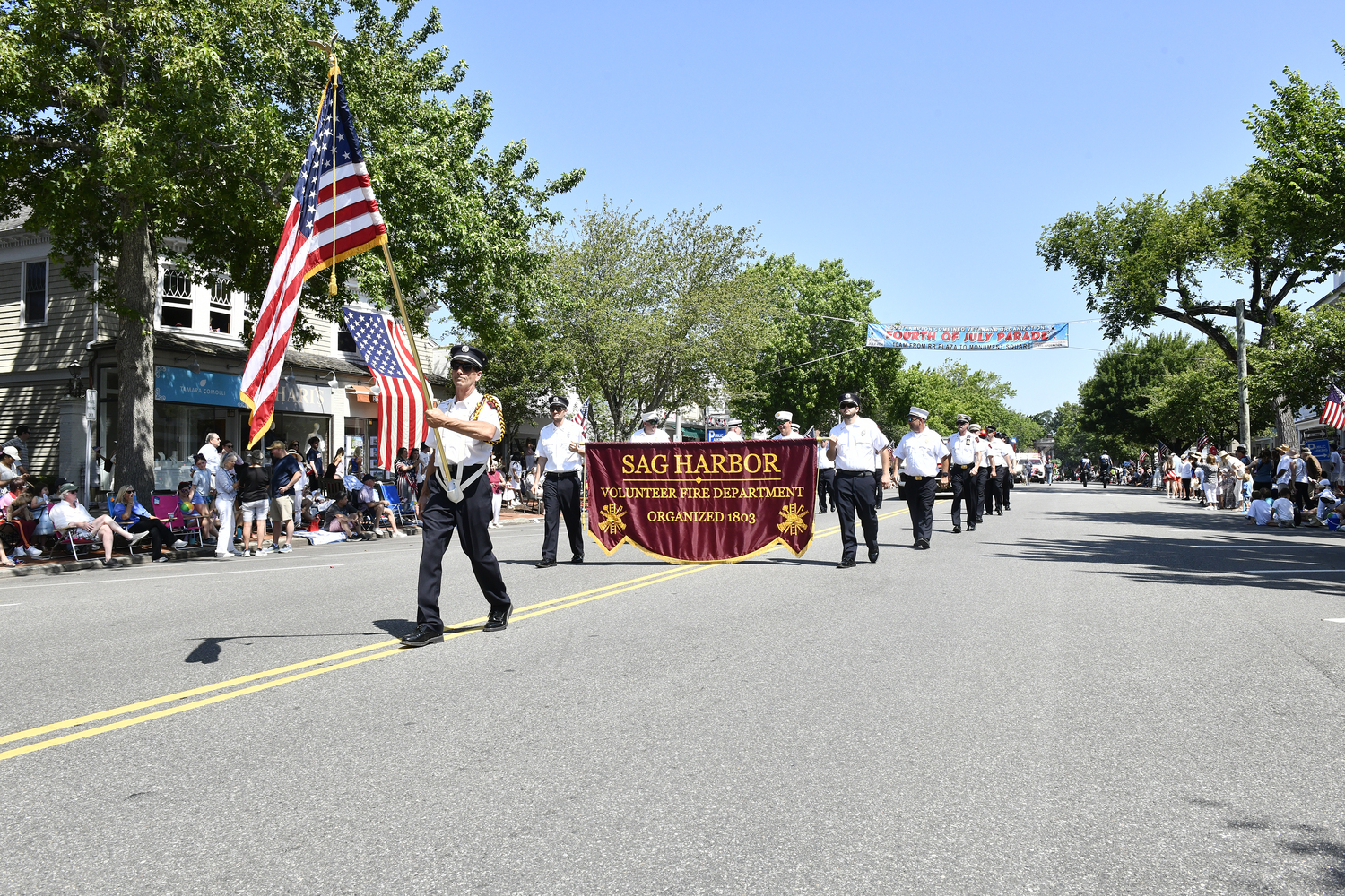 The Sag Harbor Fire Department.  DANA SHAW