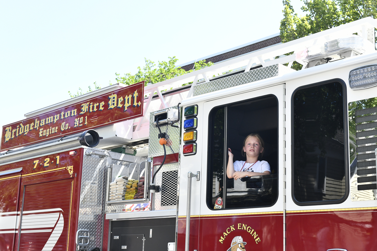 The Bridgehampton Fire Department.  DANA SHAW