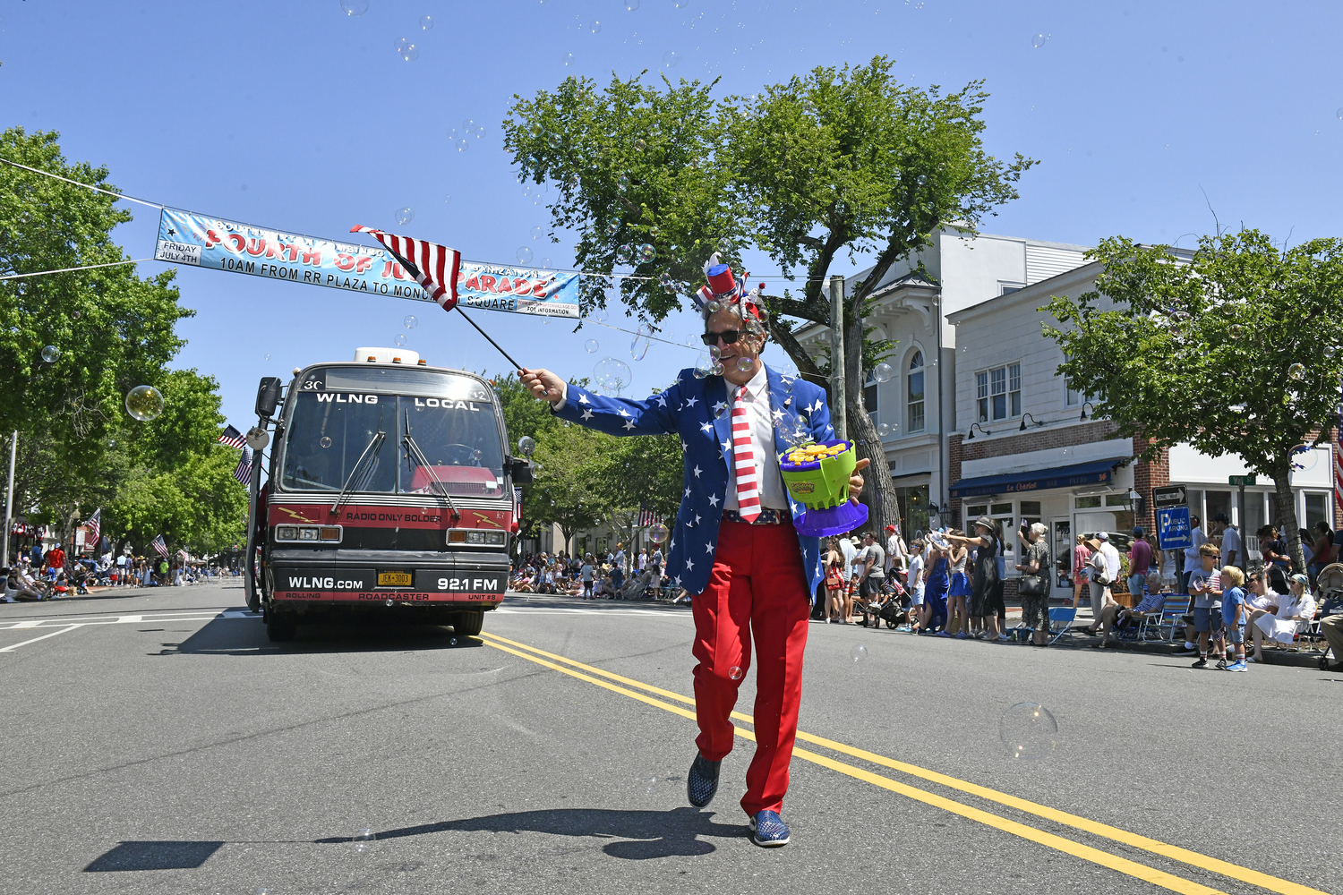 Bill Evans of WLNG, Sag Harbor.  DANA SHAW