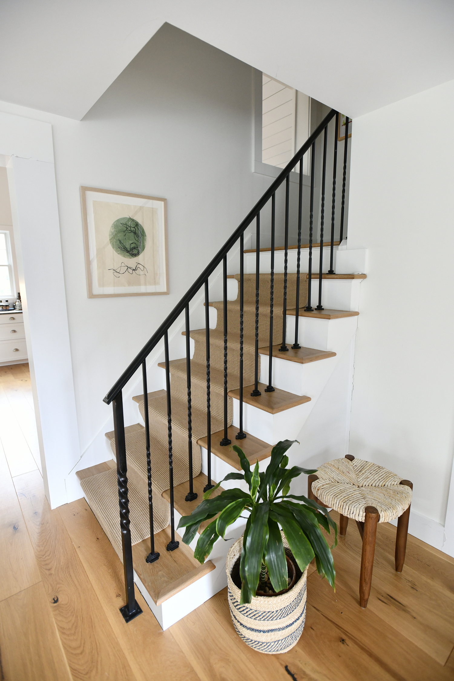 The stairs.  DANA SHAW