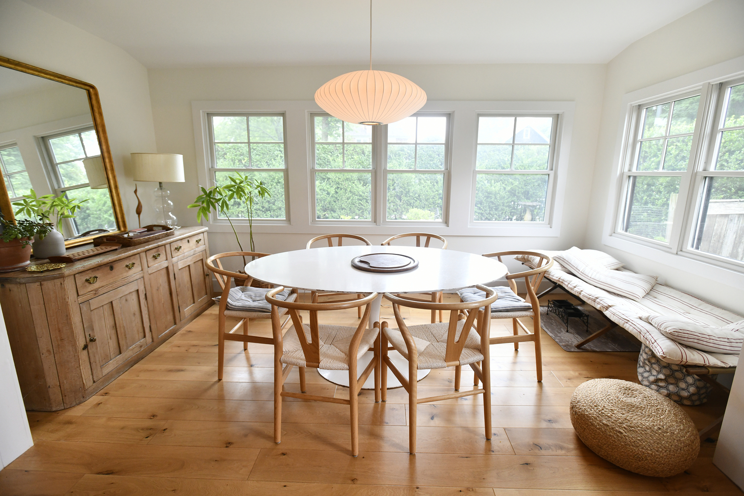 The dining area.  DANA SHAW