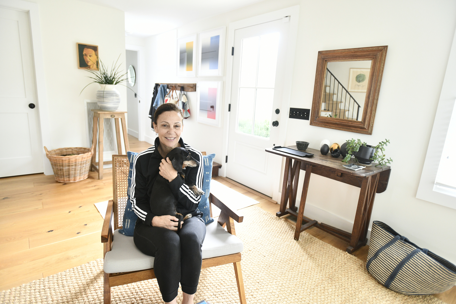 Susan Cappa in her East Hampton home.  DANA SHAW