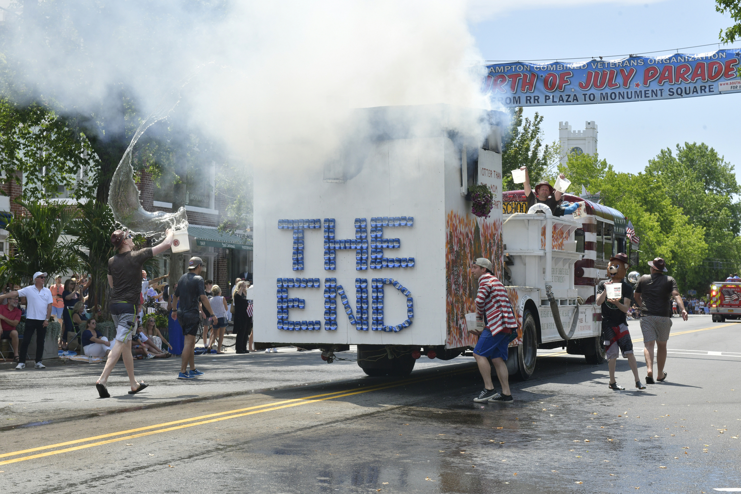 The North Sea fire Department closes out the parade.  FILE PHOTO