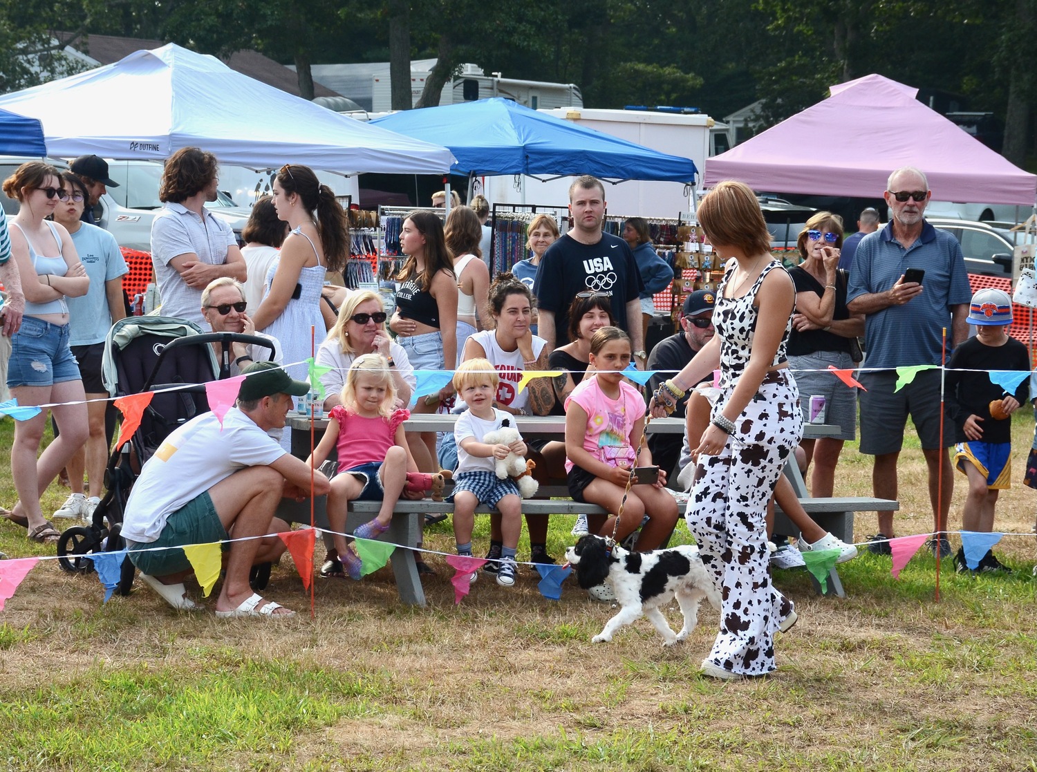 Dogs and their humans from across the region gathered at the Amagansett American Legion Hall on Saturday, to compete in the seventh annual East Hampton Lions Club Dog Show.  KYRIL BROMLEY