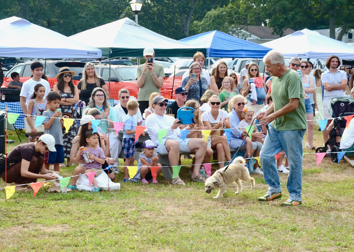 Dogs and their humans from across the region gathered at the Amagansett American Legion Hall on Saturday, to compete in the seventh annual East Hampton Lions Club Dog Show.  KYRIL BROMLEY