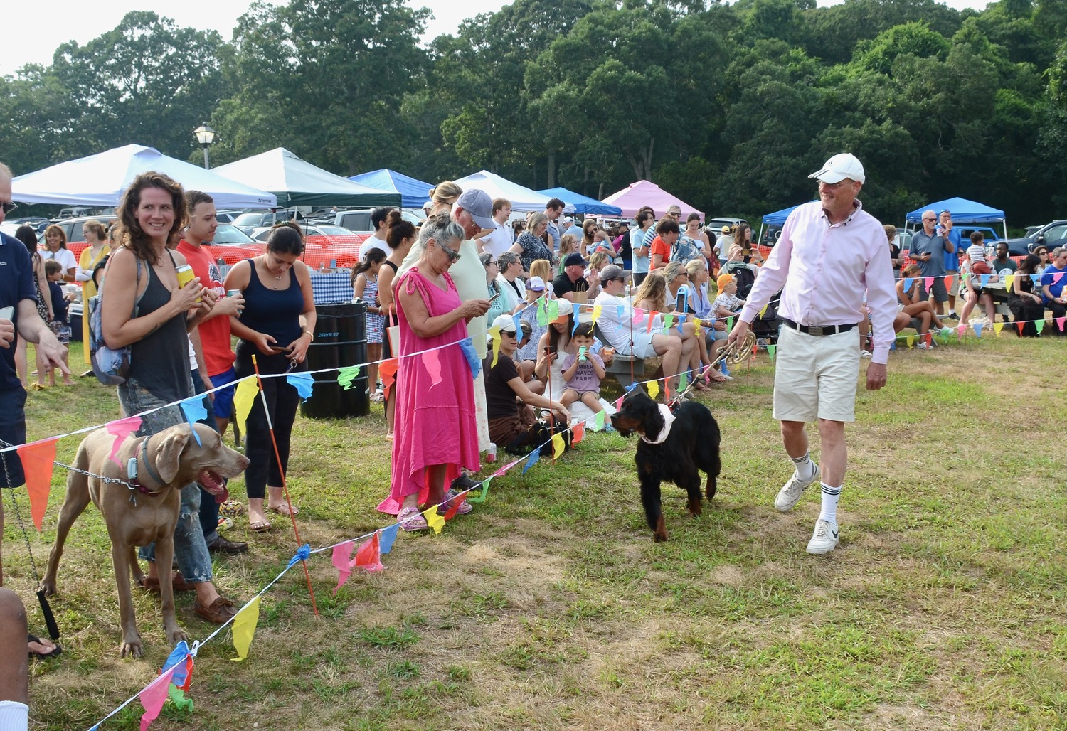 Dogs and their humans from across the region gathered at the Amagansett American Legion Hall on Saturday, to compete in the seventh annual East Hampton Lions Club Dog Show.  KYRIL BROMLEY