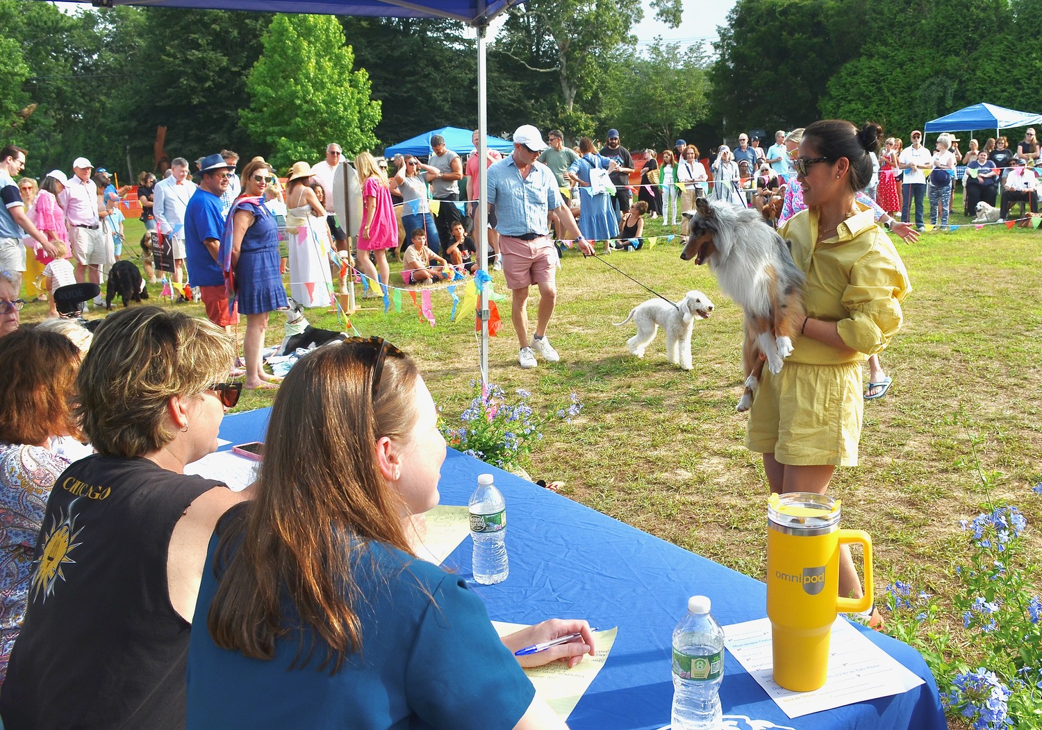 Dogs and their humans from across the region gathered at the Amagansett American Legion Hall on Saturday, to compete in the seventh annual East Hampton Lions Club Dog Show.  KYRIL BROMLEY