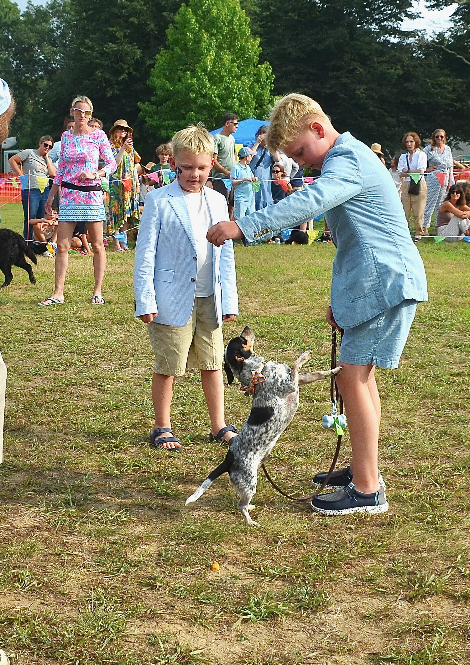 Dogs and their humans from across the region gathered at the Amagansett American Legion Hall on Saturday, to compete in the seventh annual East Hampton Lions Club Dog Show.  KYRIL BROMLEY