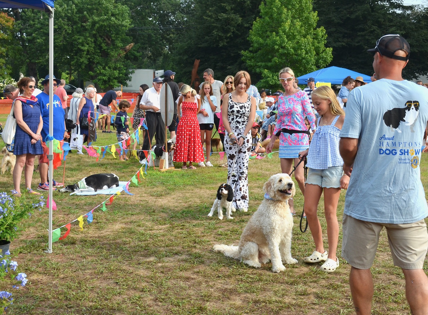Dogs and their humans from across the region gathered at the Amagansett American Legion Hall on Saturday, to compete in the seventh annual East Hampton Lions Club Dog Show.  KYRIL BROMLEY
