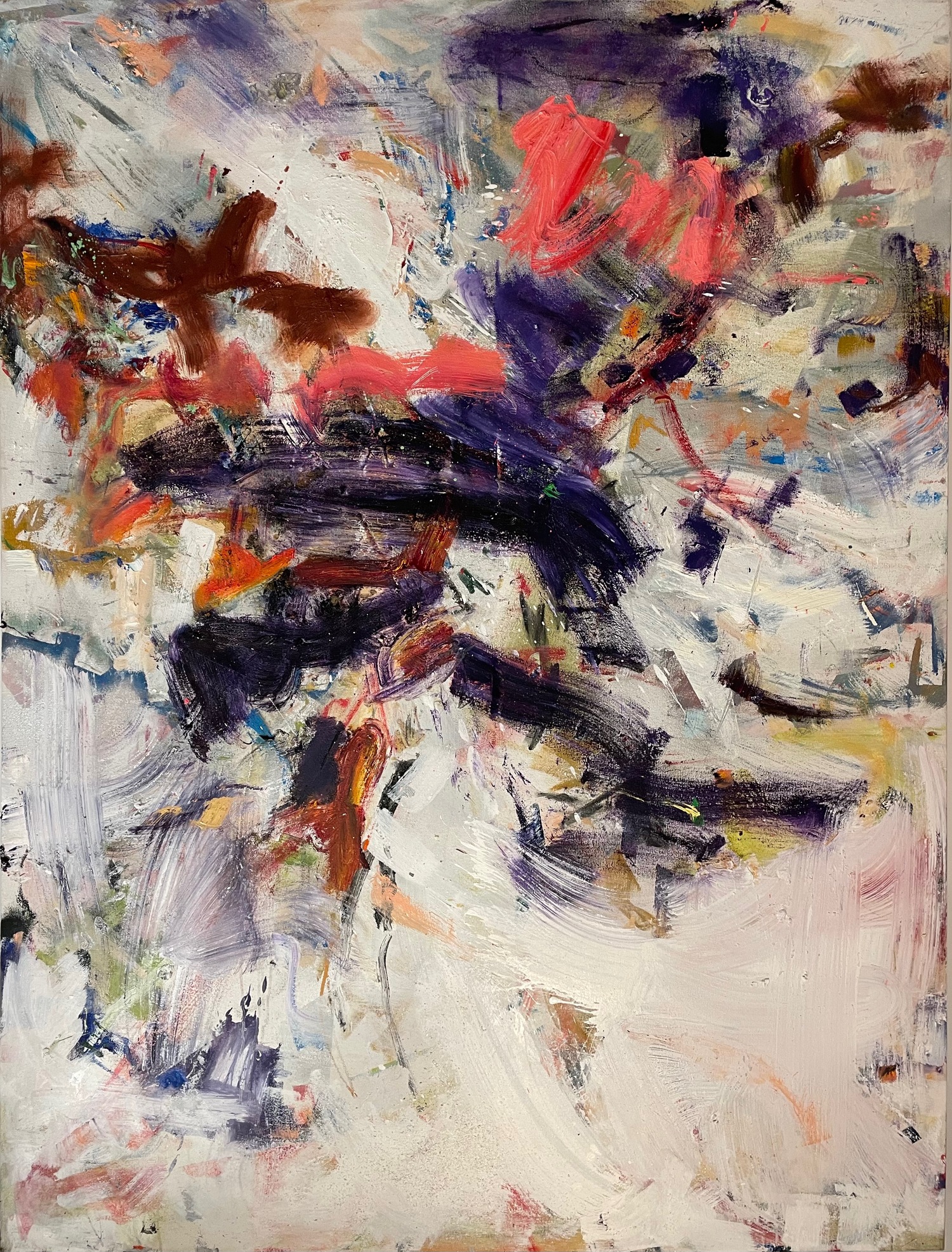 An abstract painting by Daniel Hughs Vernola. COURTESY THE ARTIST