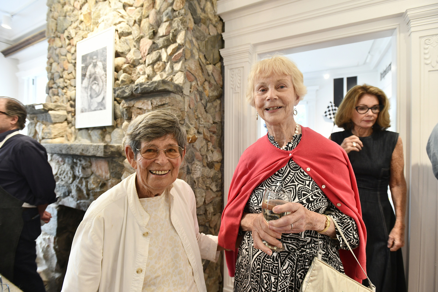 Linda Bird Franke and Pingree W. Louchheim at the opening of 