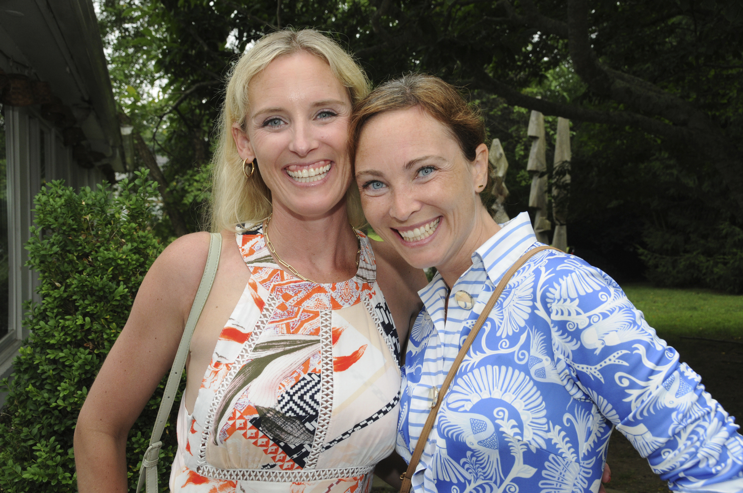 Rachel Lys and Alana Leland at Project MOST’s Building Blocks Summer Benefit Sunday at Moby’s in East Hampton. RICHARD LEWIN