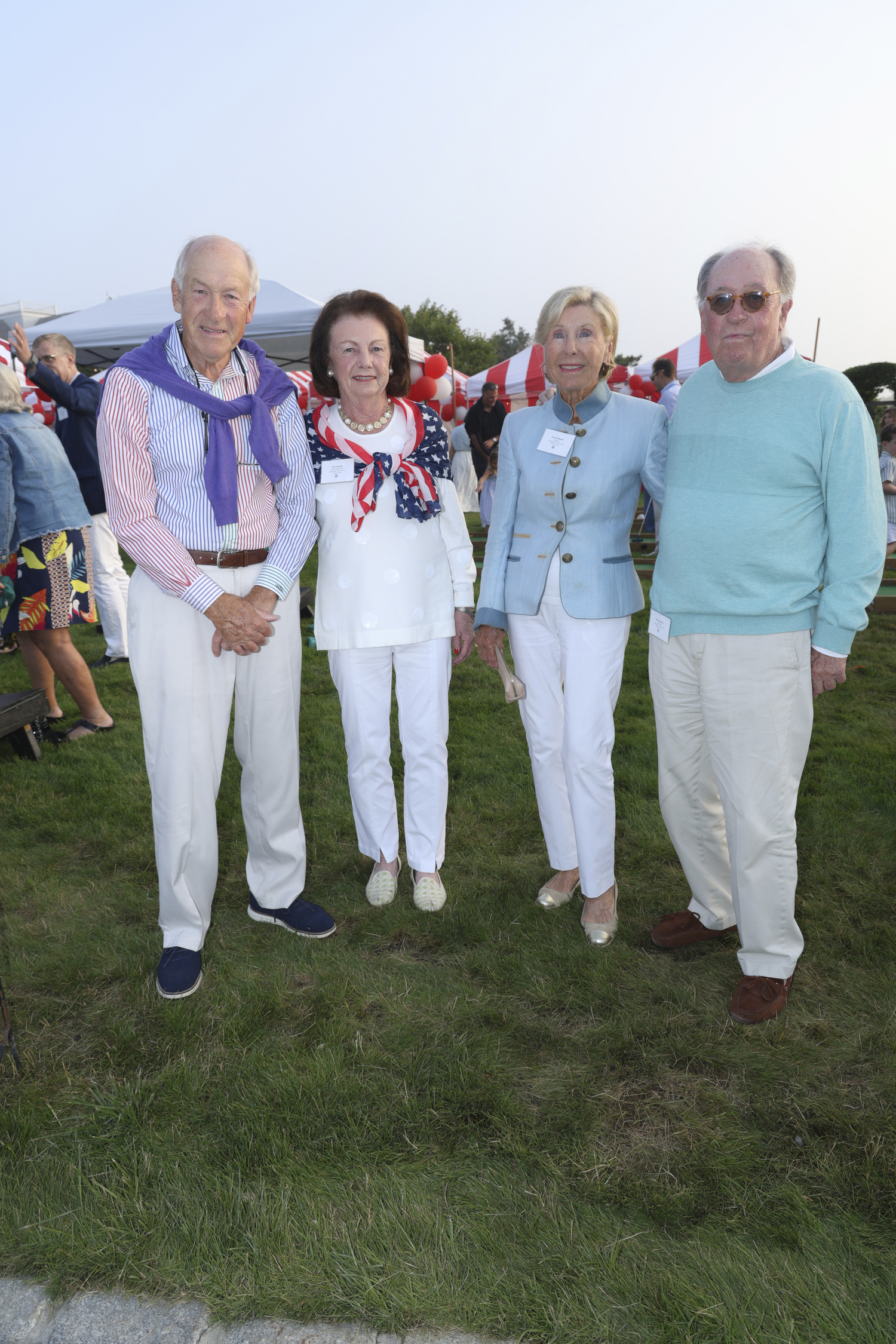 Bill and Ann Yawney with Cristl and Kenny Meszkat at the Southampton Fresh Air Home 38th 