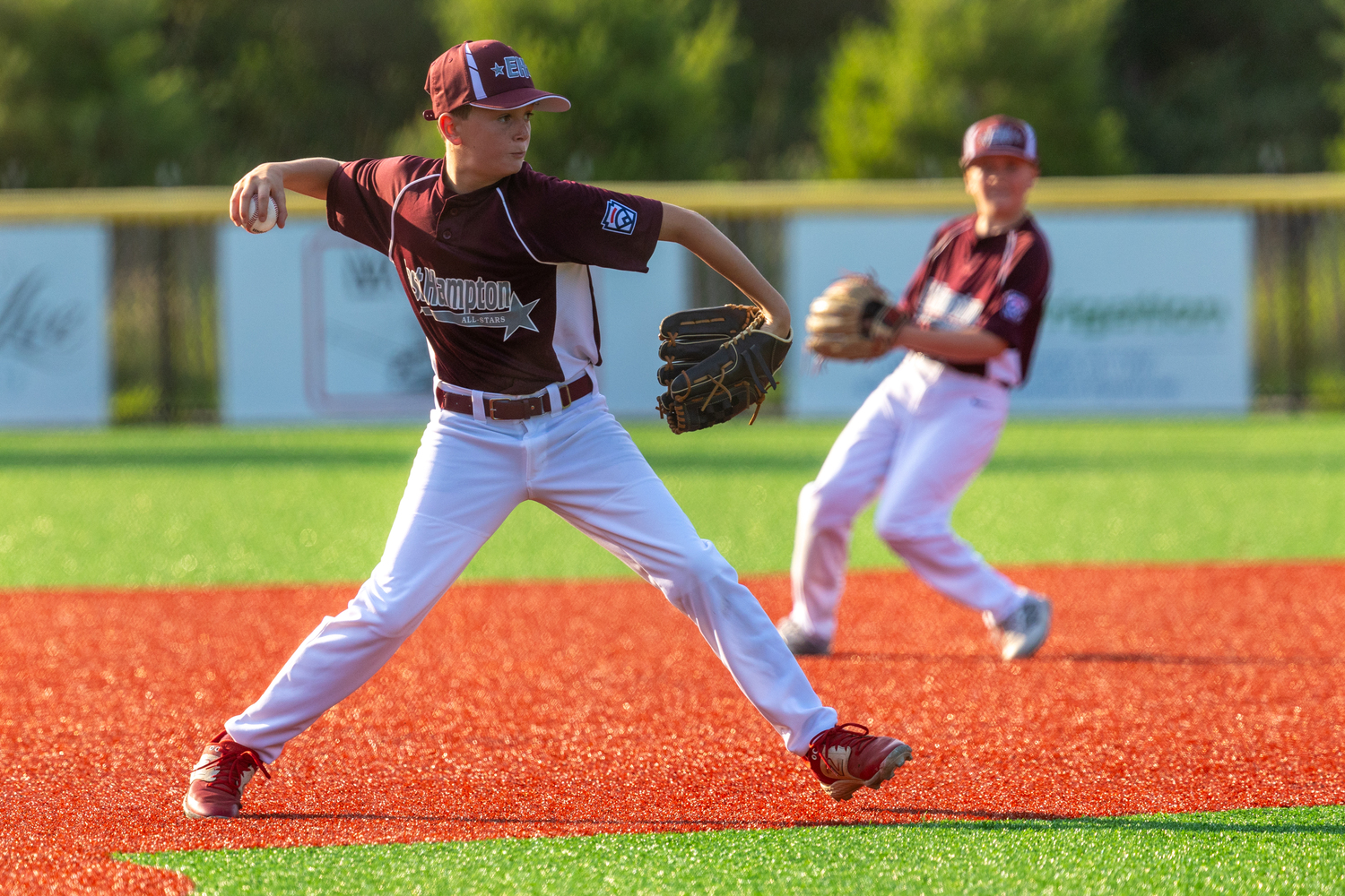 Caiden Kenney fields the ball at third base. RON ESPOSITO