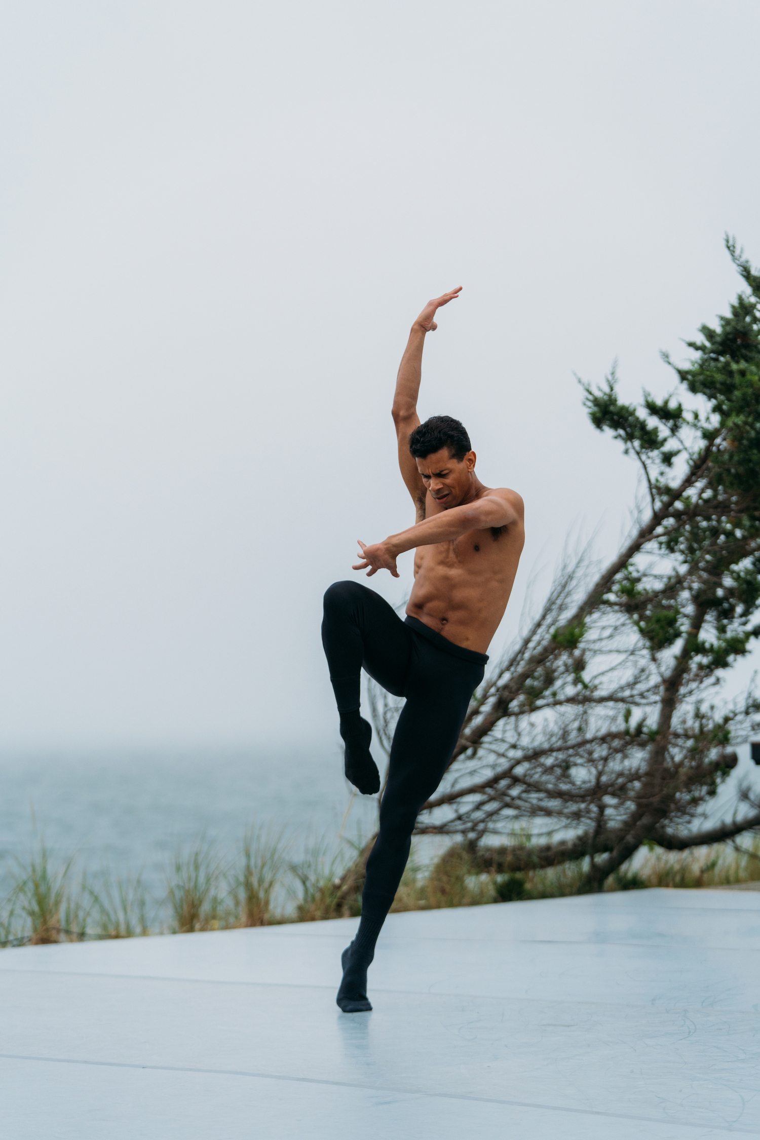 Jose Sebastian performs during opening night of the Hamptons Dance Project last August at Fireplace Lodge in East Hampton. ERIN BAIANO