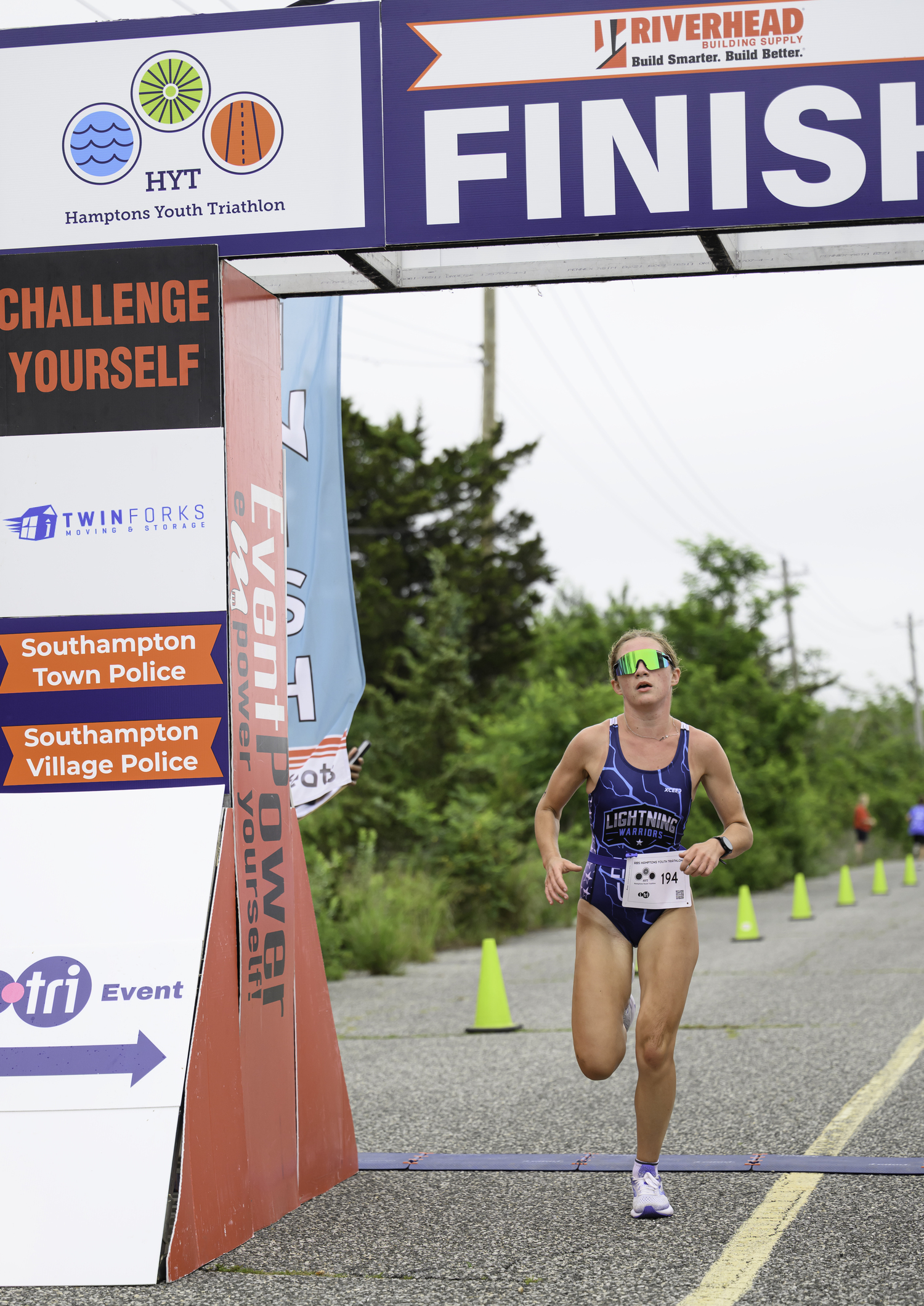 Emma Leary of Center Moriches placed fourth overall.  MARIANNE BARNETT