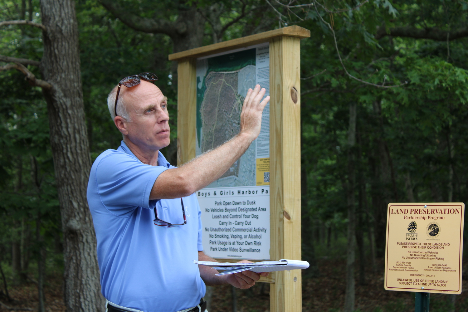 East Hampton Town Director of Land Acquisition and Management Scott Wilson JACK MOTZ