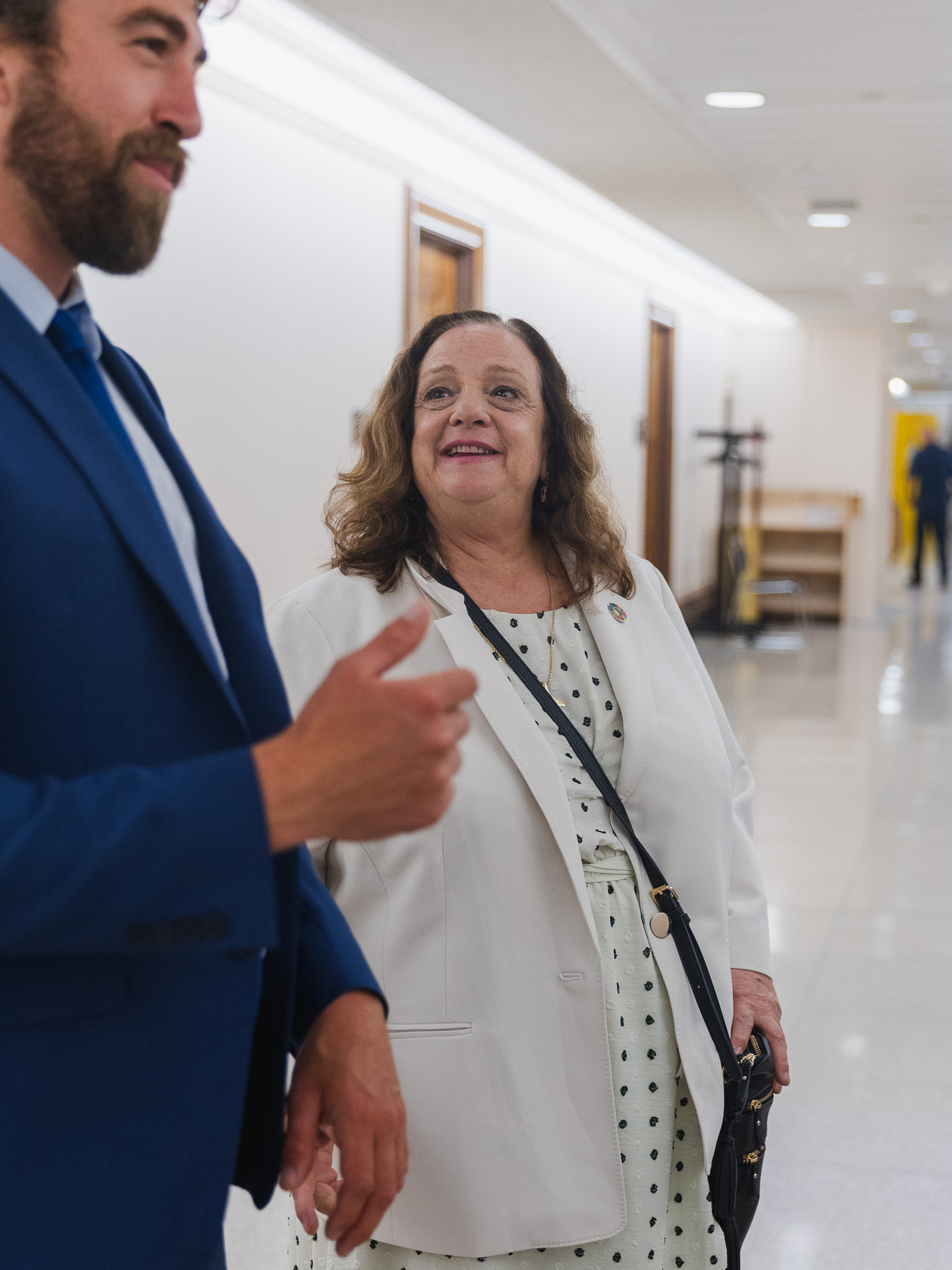 Donna Lanzetta, CEO and founder of Manna Fish Farms in Hampton Bays, advocates for the future of ocean farming on behalf of the Coalition for Sustainable Aquaculture during a visit to Washington, D.C.