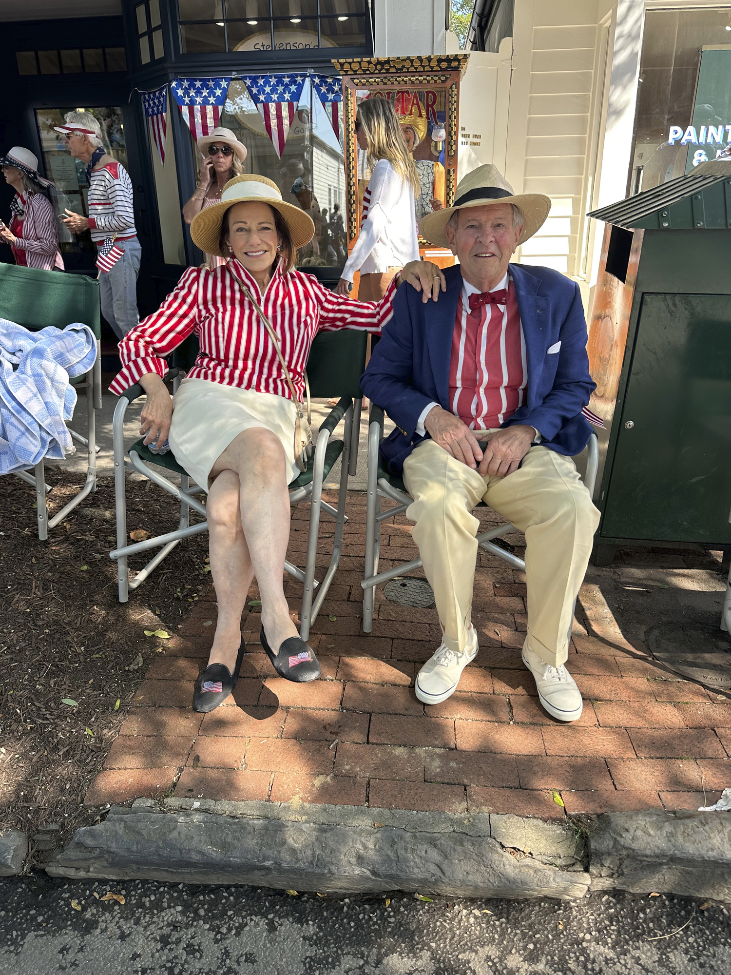 KT and Alan McFarland at the 4th of July parade.