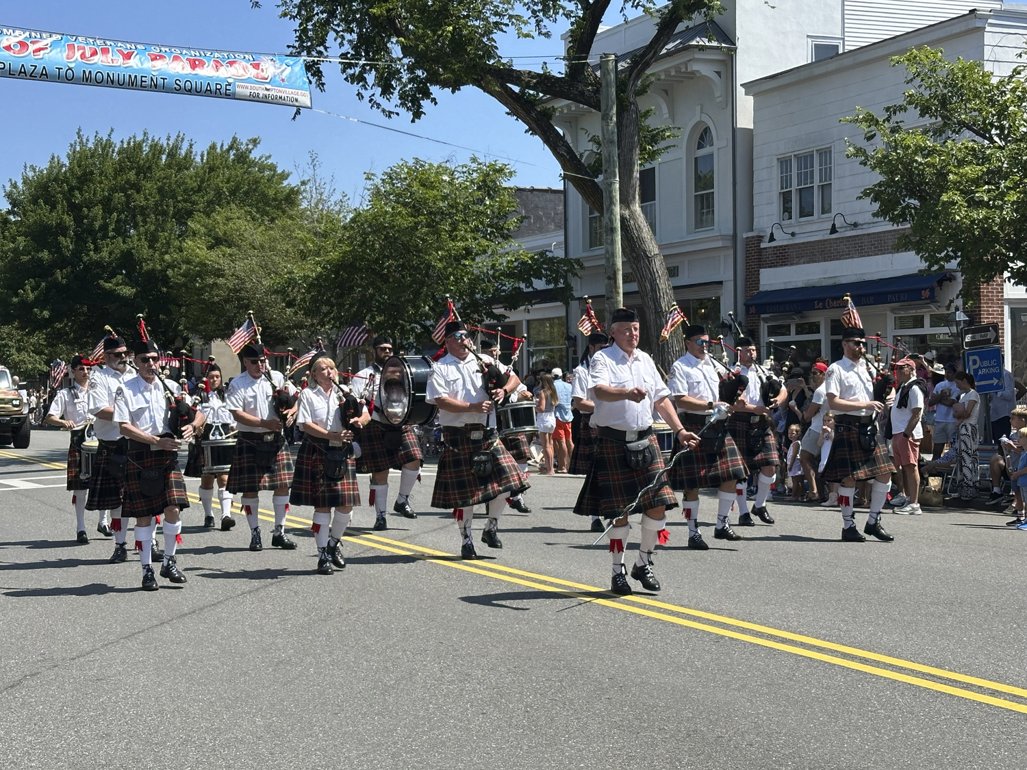 Bagpipes at the 4th of July Parade. GREGORY D'ELIA