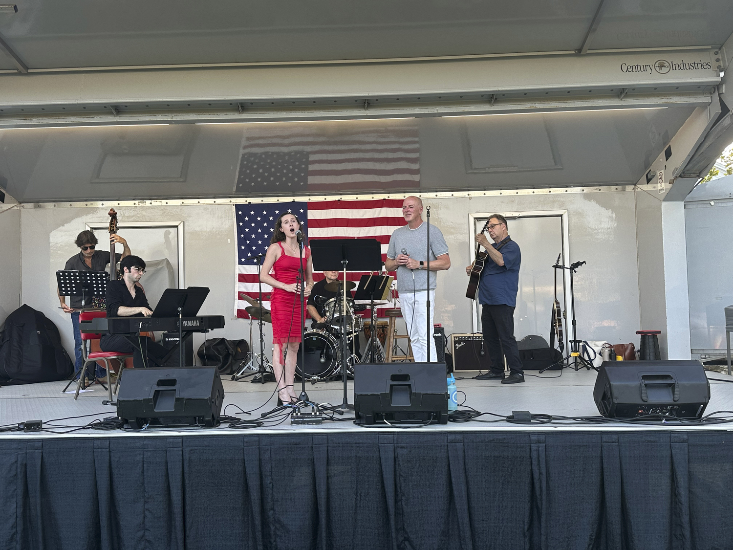 Ava Bianchi and Darren Ottati at the Concert in the Park series.
