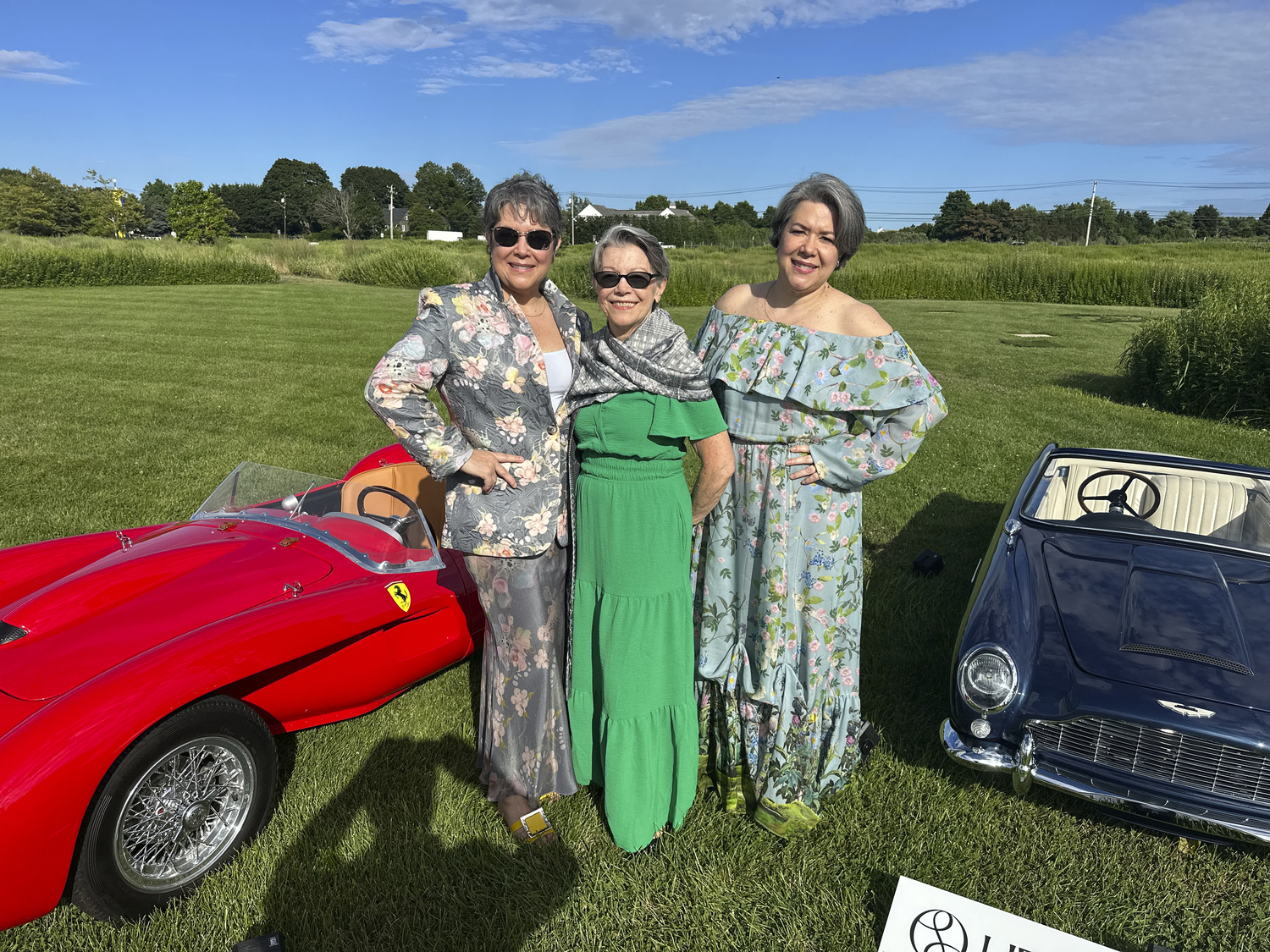 Teresa Ramirez-Montagut, Teresa Montagut Bosque and Monica Ramirez- Montagut at the Parrish Art Museum Summer Gala.  GREGORY D'ELIA