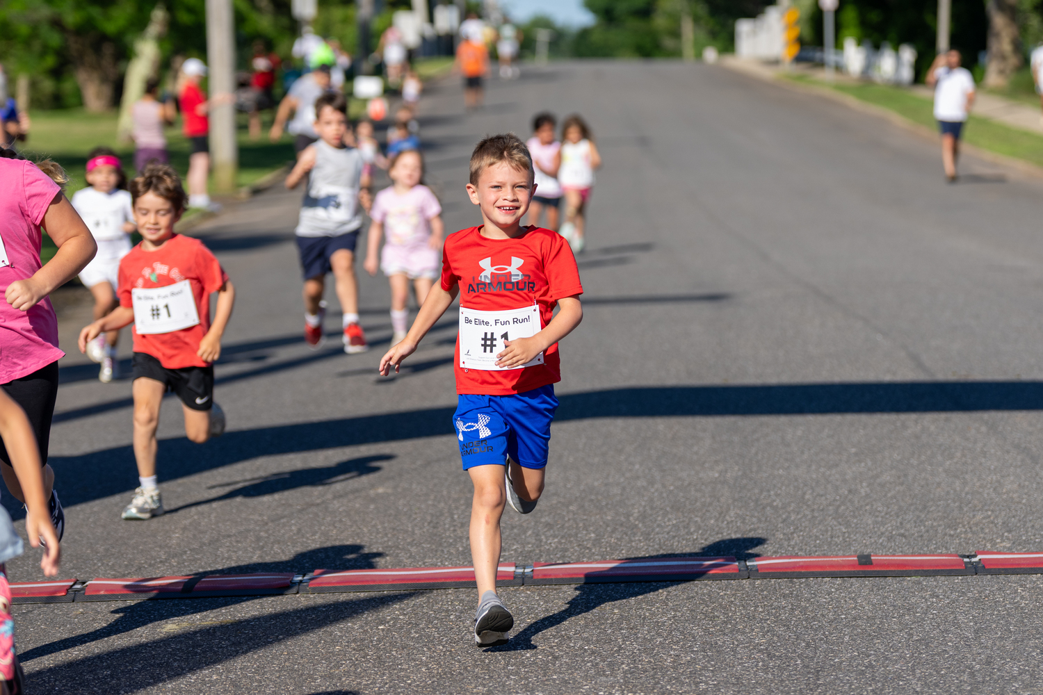 A young finisher of the 