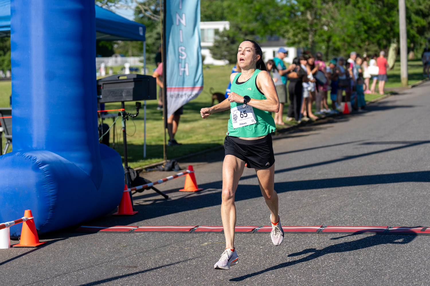 Aileen Barry repeated as the woman's champion.  RON ESPOSITO