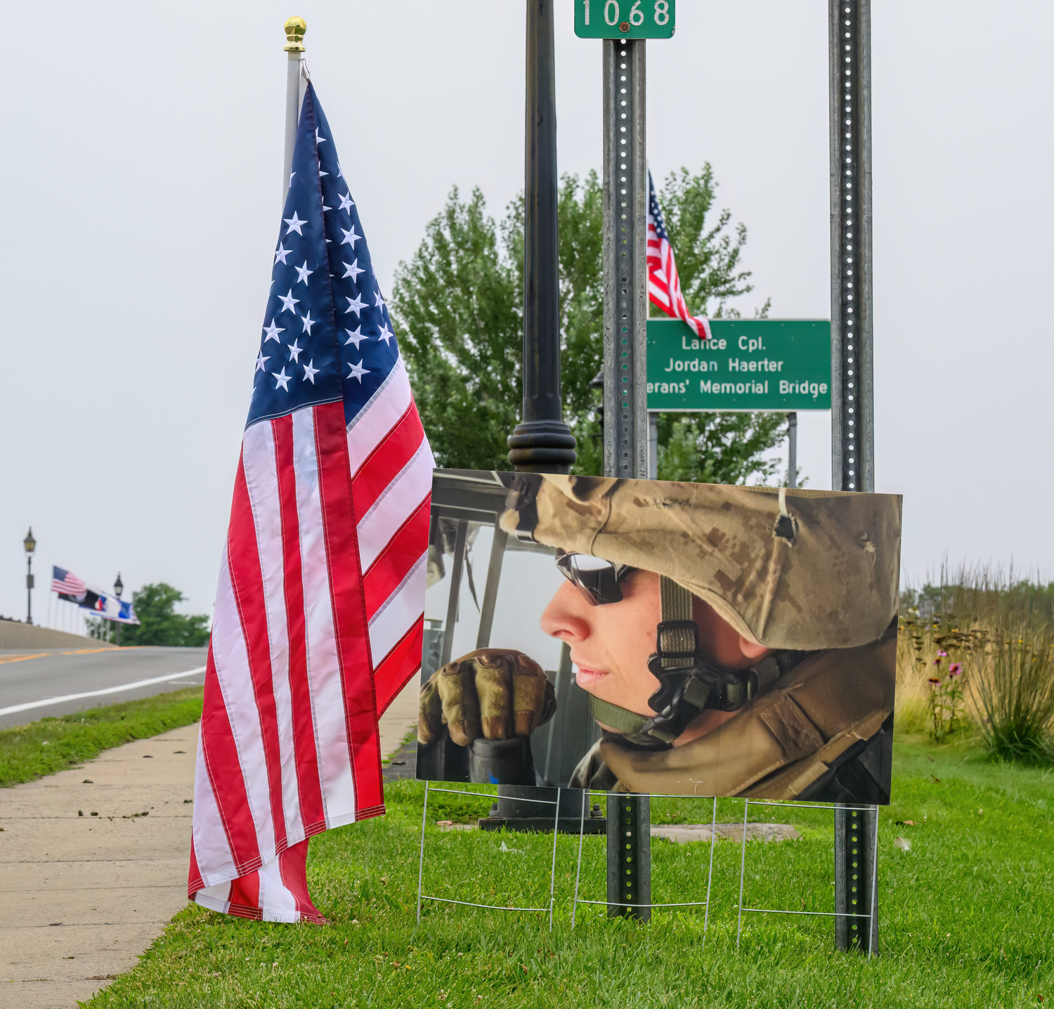 Lance Cpl. Jordan Haerter Memorial Bridge  MARIANNE BARNETT
