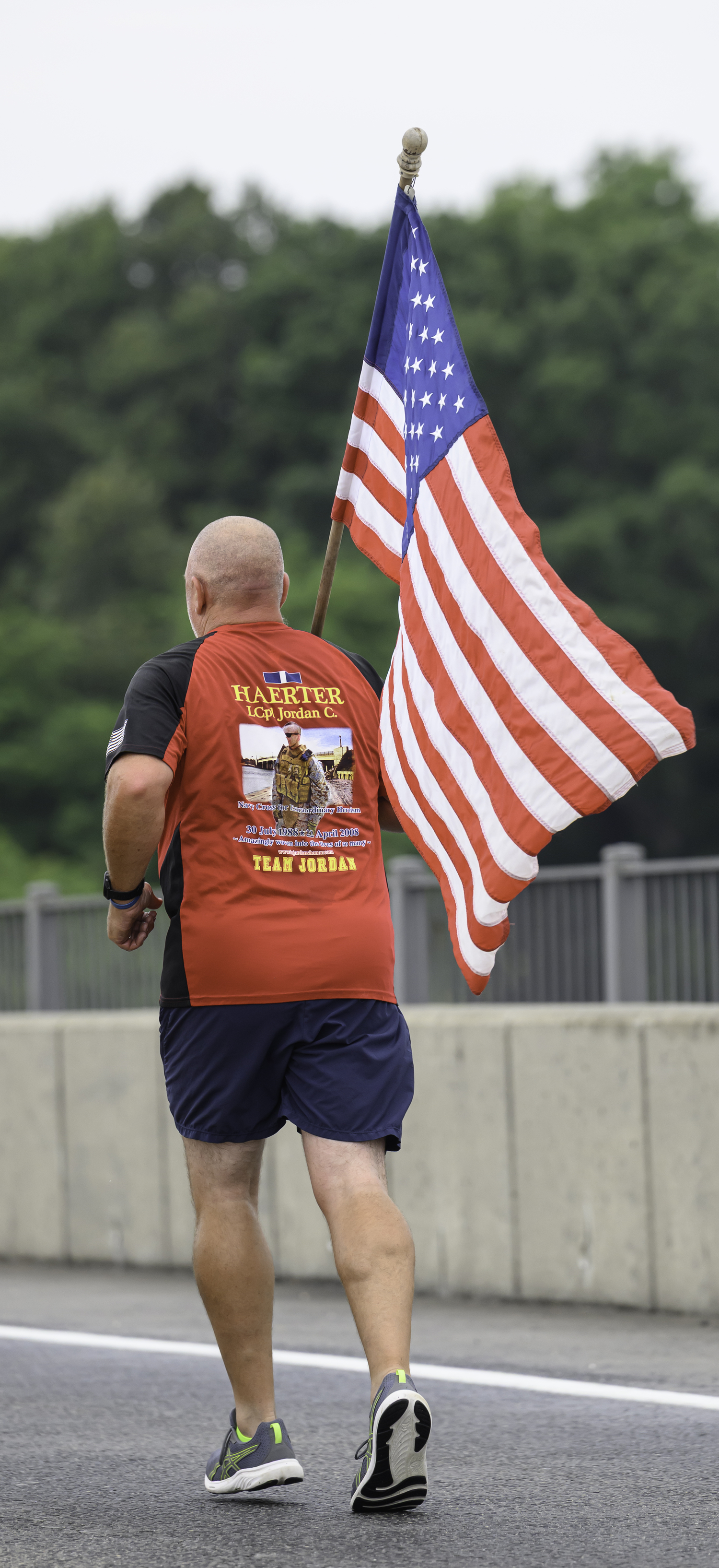Many runners donned 