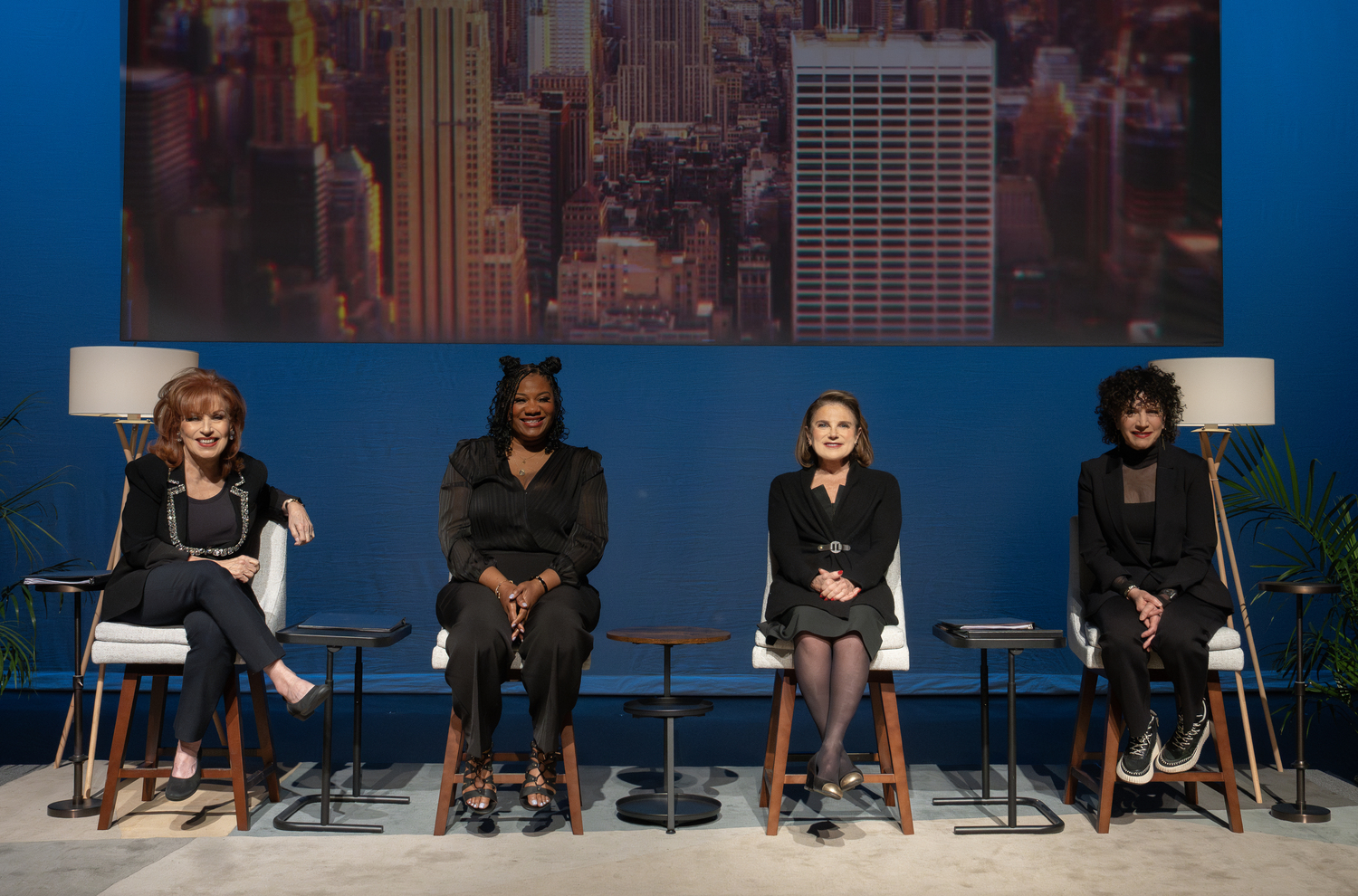 Joy Behar, Adrienne C Moore, Tovah Feldshuh, Susie Essman appeared in the Off-Broadway run of 