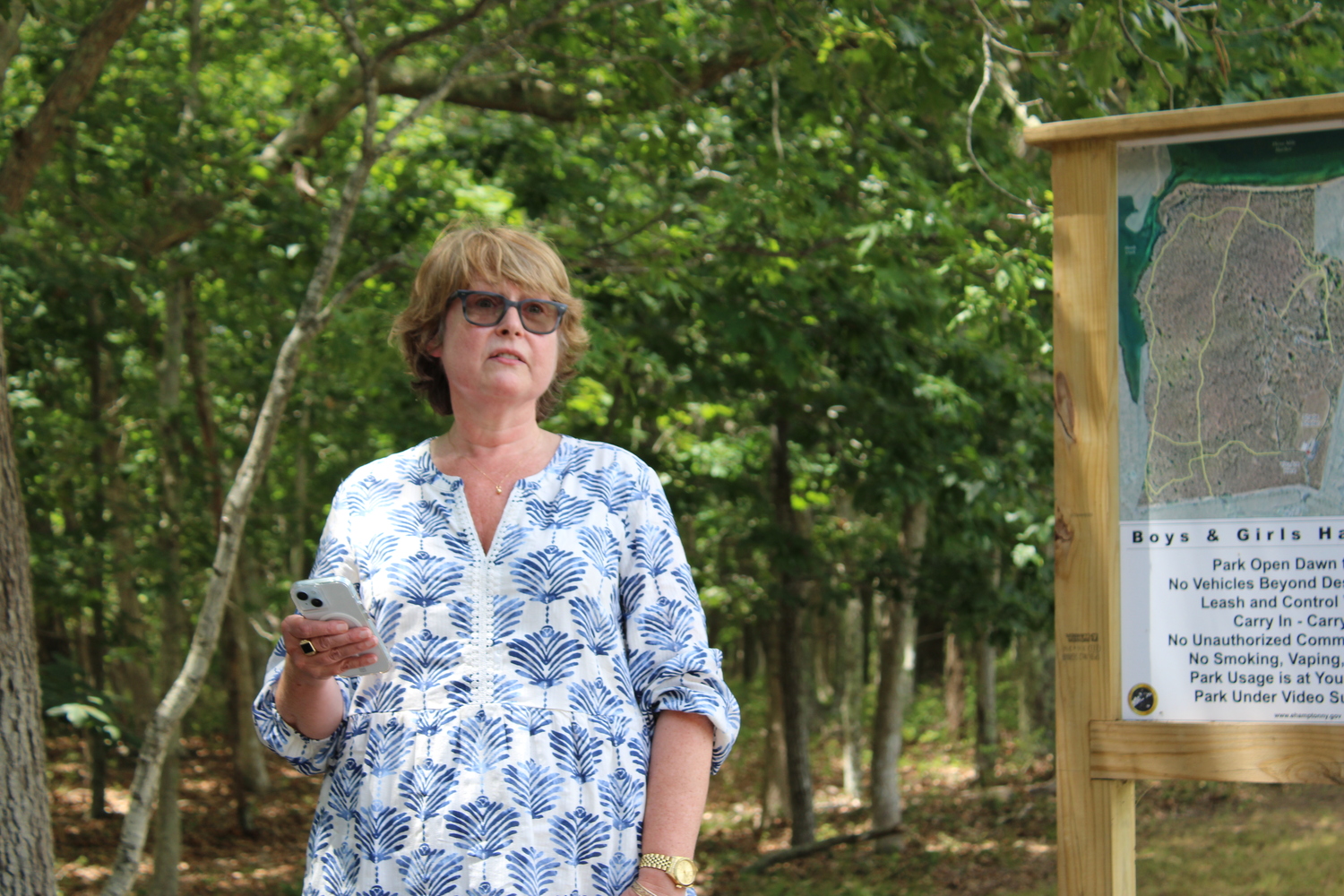 East Hampton Town Supervisor Kathee Burke-Gonzalez JACK MOTZ