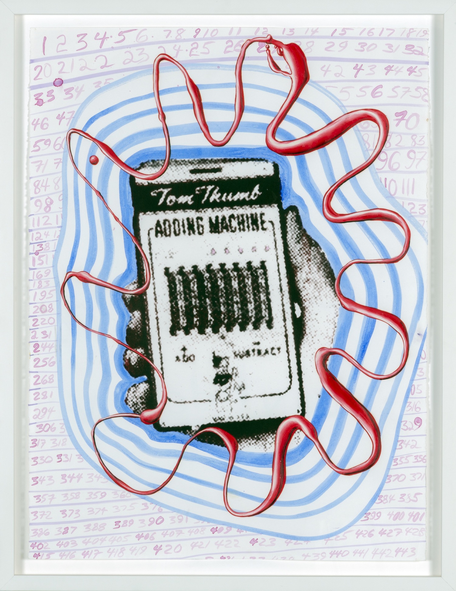 An artwork by Kenny Scharf that will be included in “Luminosity: LongHouse Benefit & Auction 2025” on July 10. COURTESY LONGHOUSE RESERVE