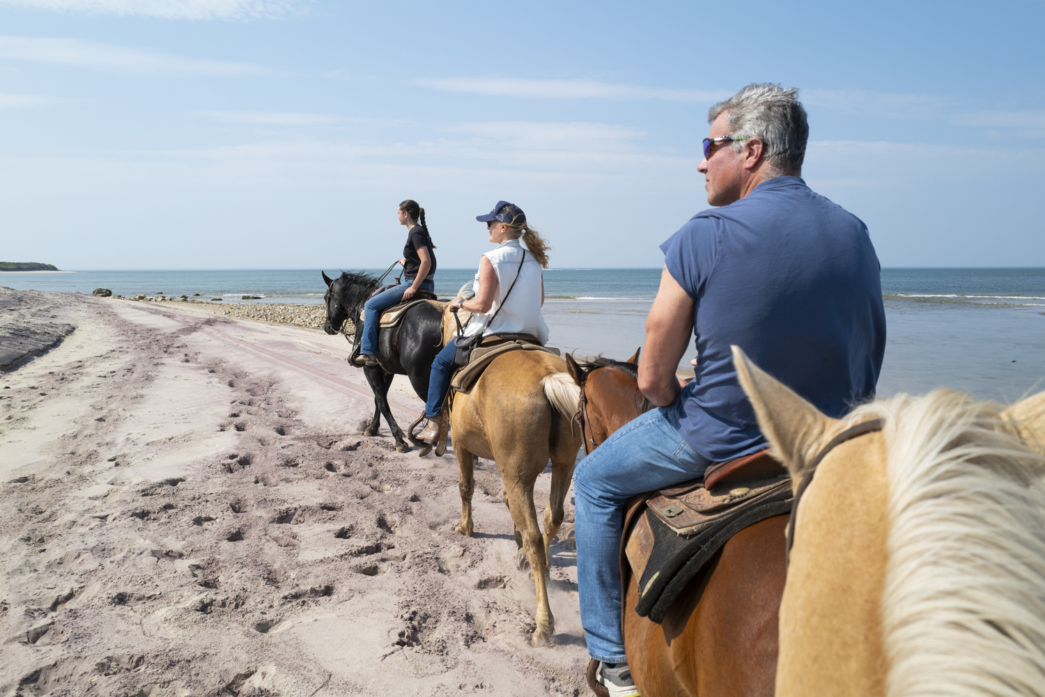 Deep Hollow Ranch offers a variety of ways to experience horseback riding, including on the beach. Lori Hawkins photo