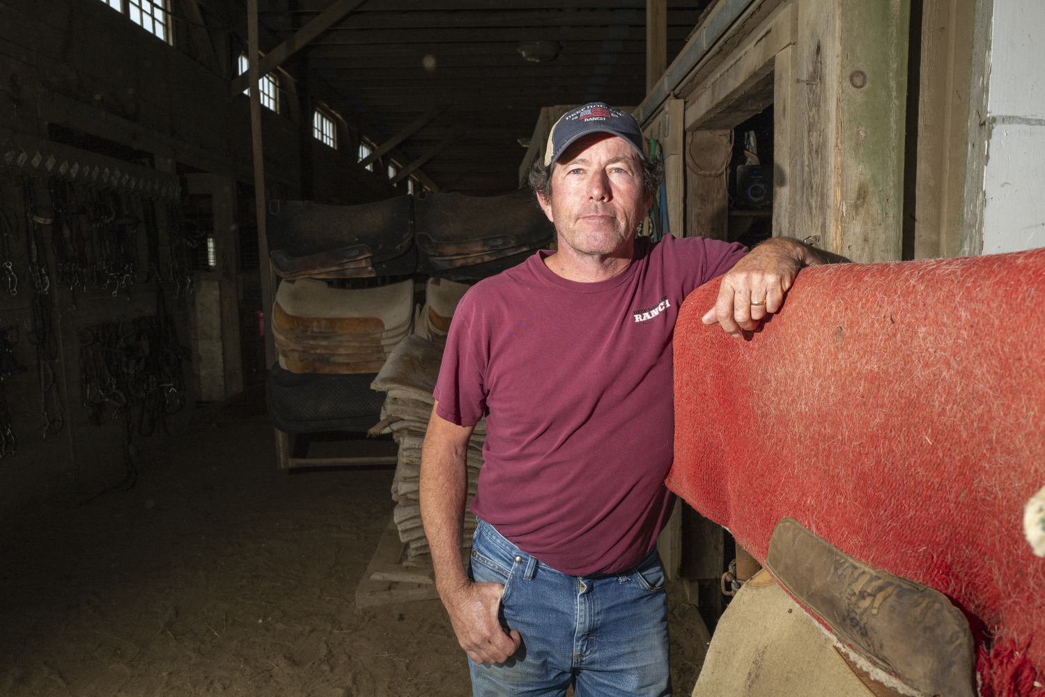 Originally from Colorado and former rodeo rider, Patrick Keogh brought with him a lot of knowledge about vetting and blacksmithing when the family took over Deep Hollow Ranch. Lori Hawkins photo