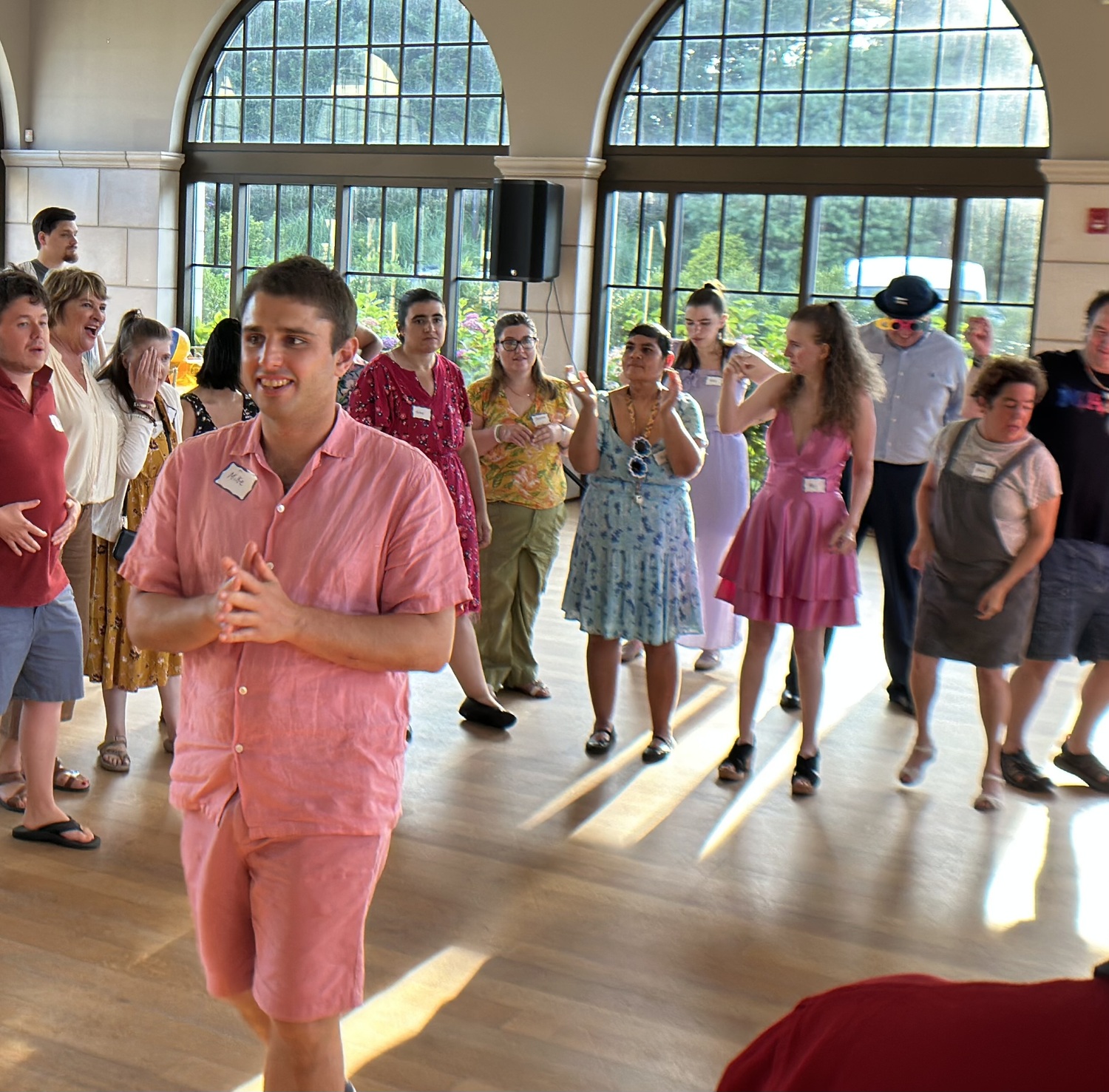 The dancing was lively at the Summer of Luv event hosted by Luv Michael at The Muses in Southampton last Friday. COURTESY LISA LIBERTORE