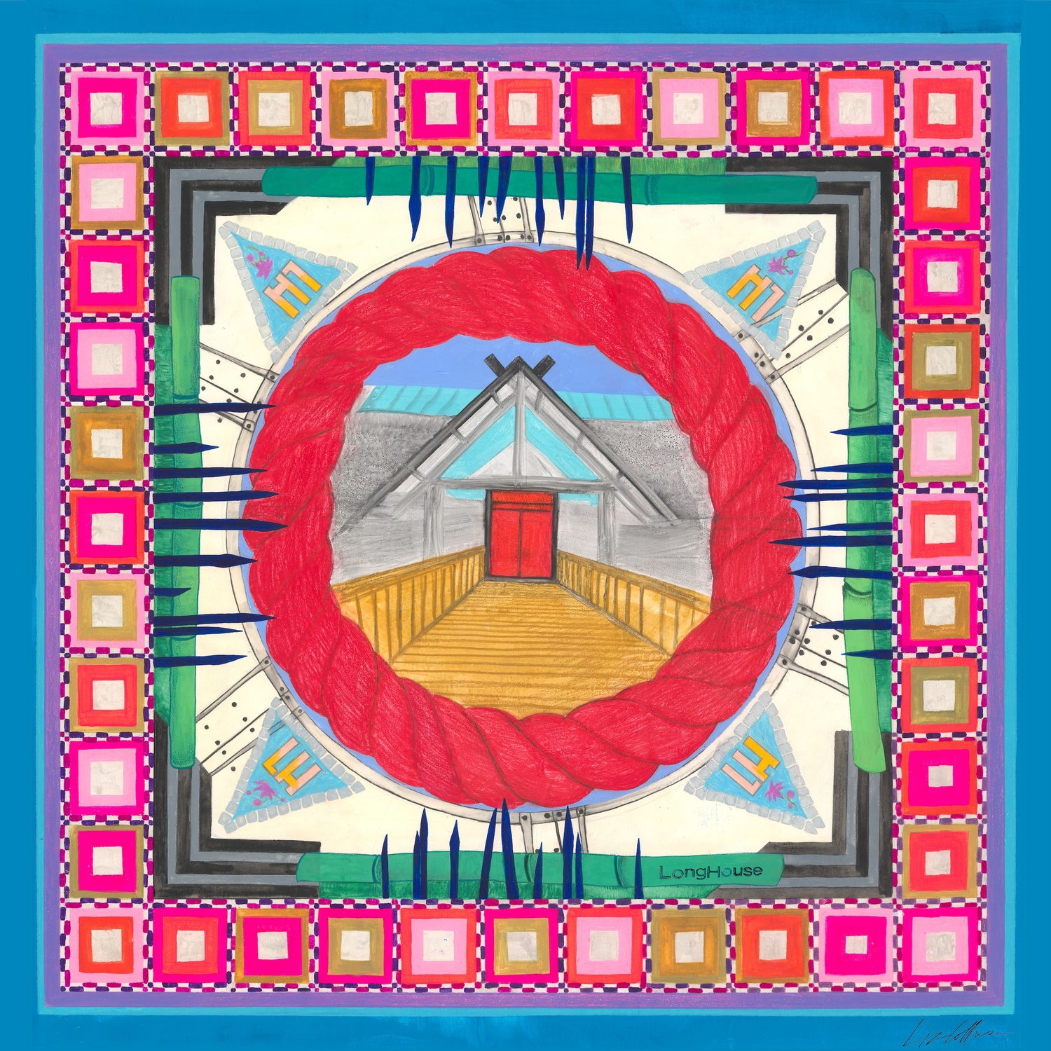 Artwork by Liz Collins that will be included in “Luminosity: LongHouse Benefit & Auction 2025” on July 10. COURTESY LONGHOUSE RESERVE